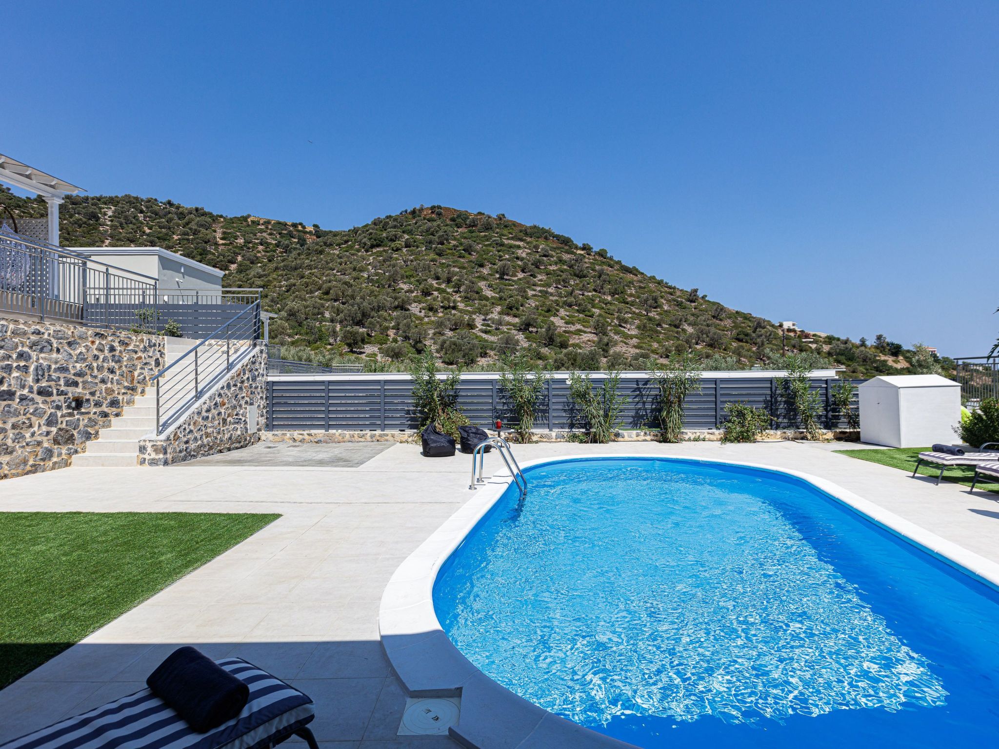 Haus in Vlichada mit tragbarem Barbecue