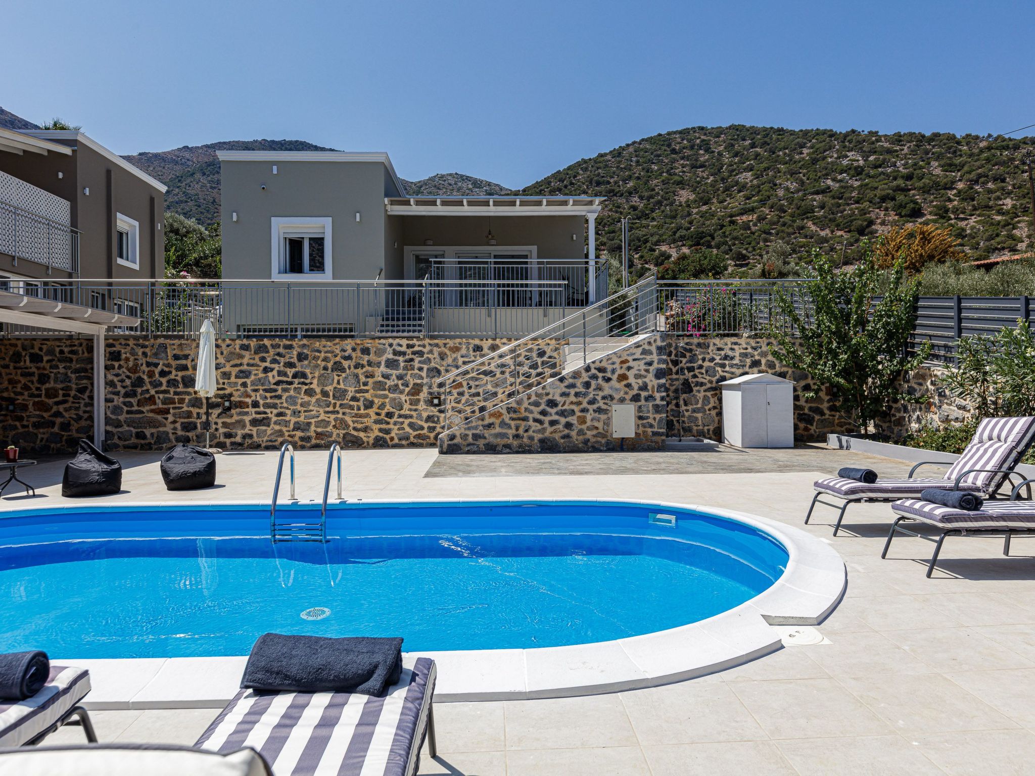 Haus in Vlichada mit tragbarem Barbecue