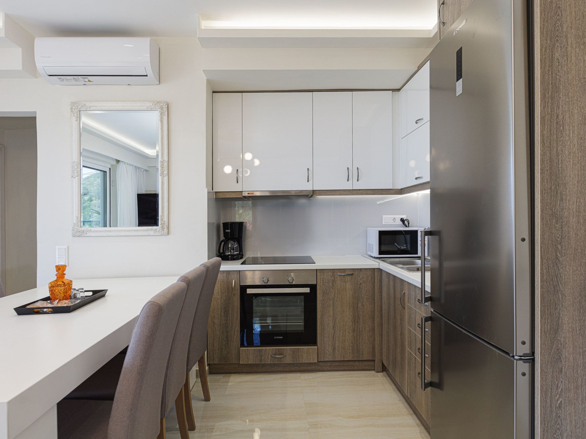 Haus in Vlichada mit tragbarem Barbecue-Dedans