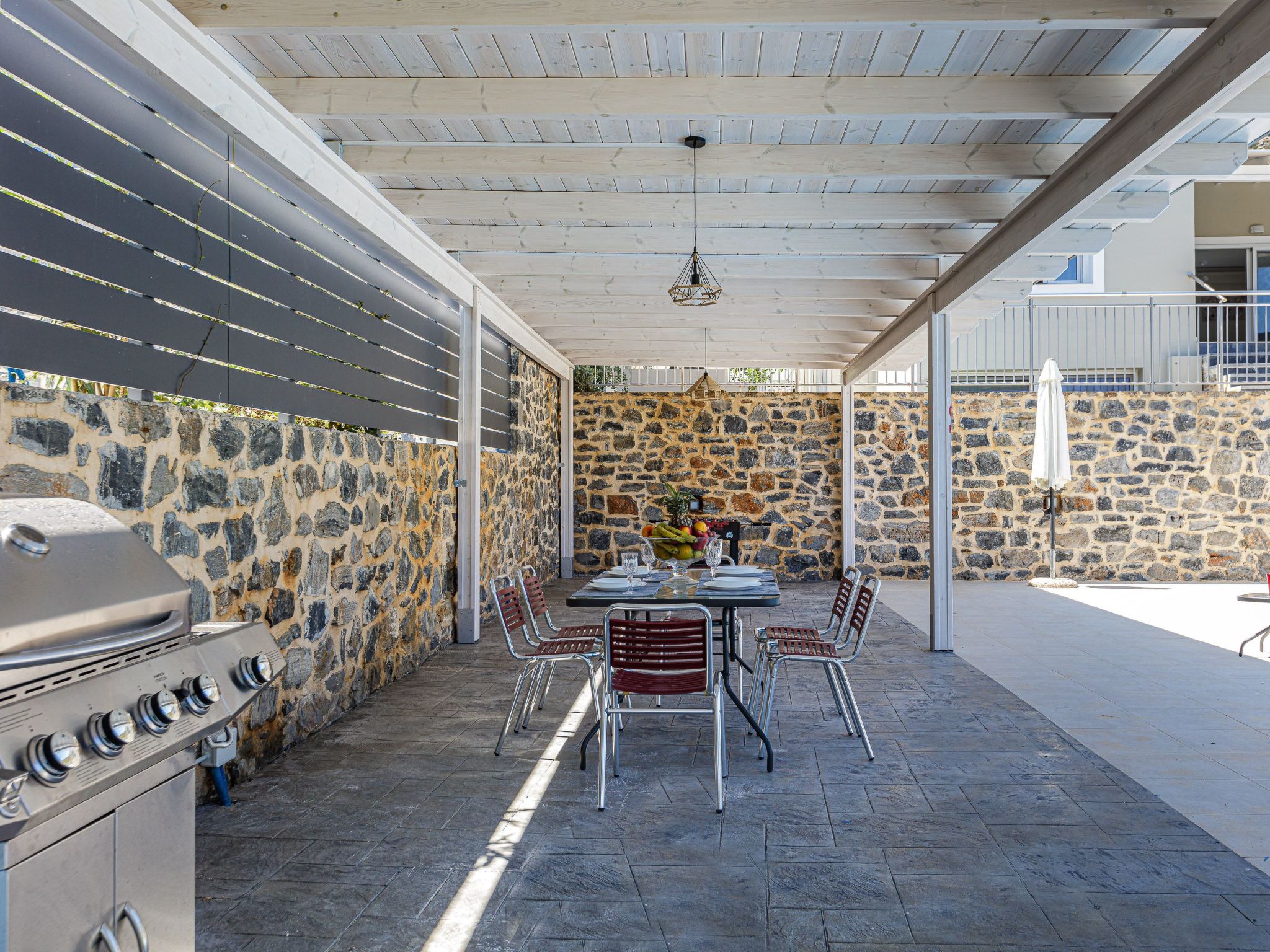 Haus in Vlichada mit tragbarem Barbecue-Dehors