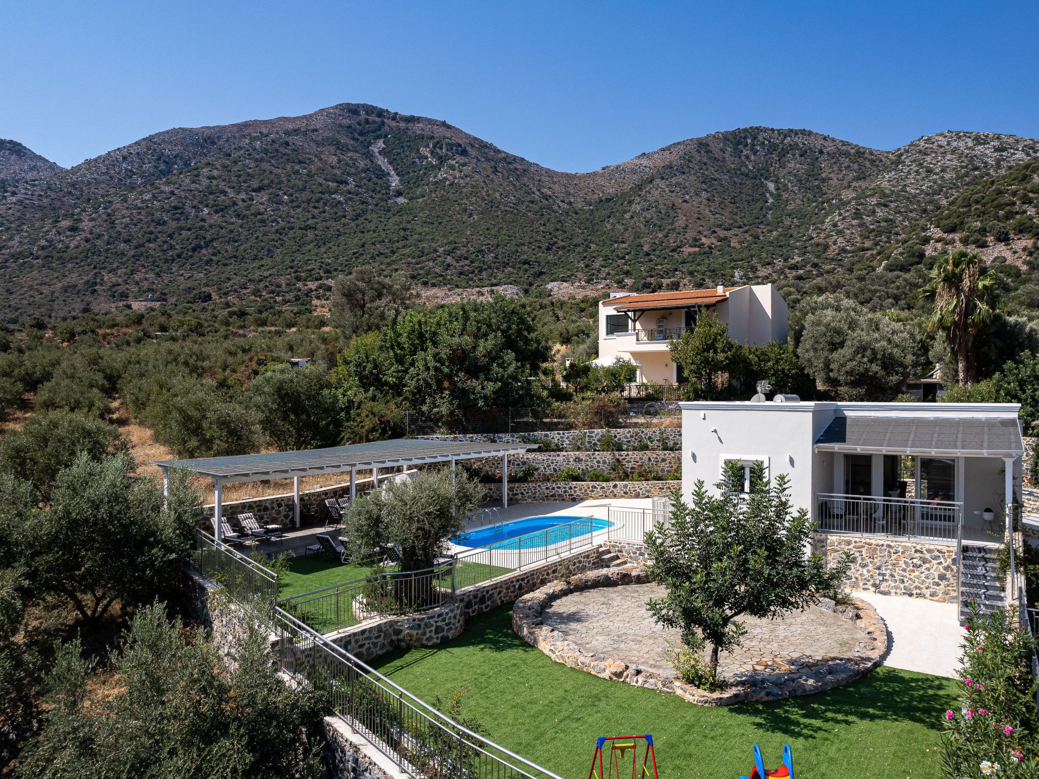 Vakantiehuis met privé zwembad in Roumeli (Griekenland) voor 7 personen