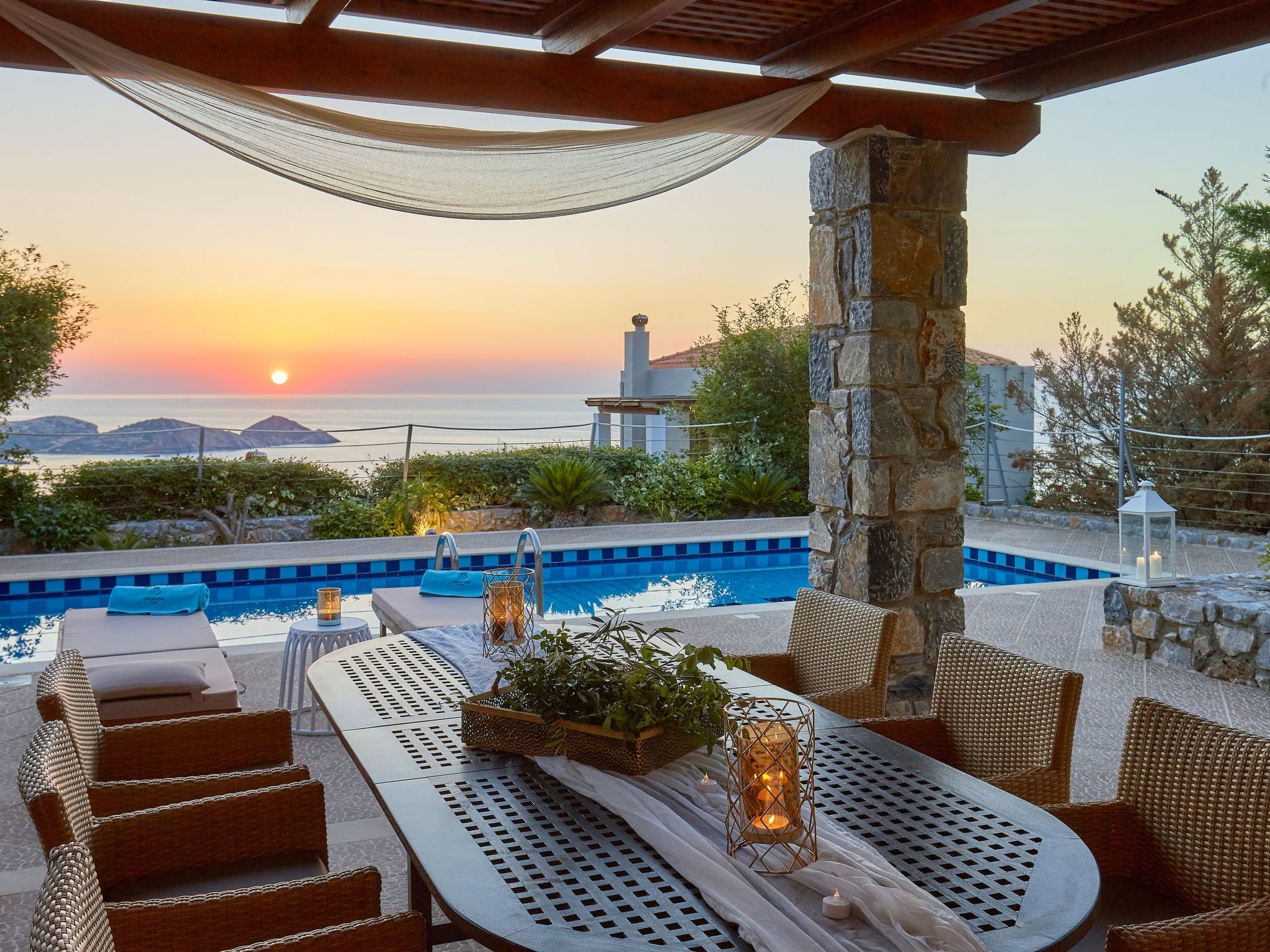 Vakantiehuis met privé zwembad in Roumeli (Griekenland) voor 6 personen