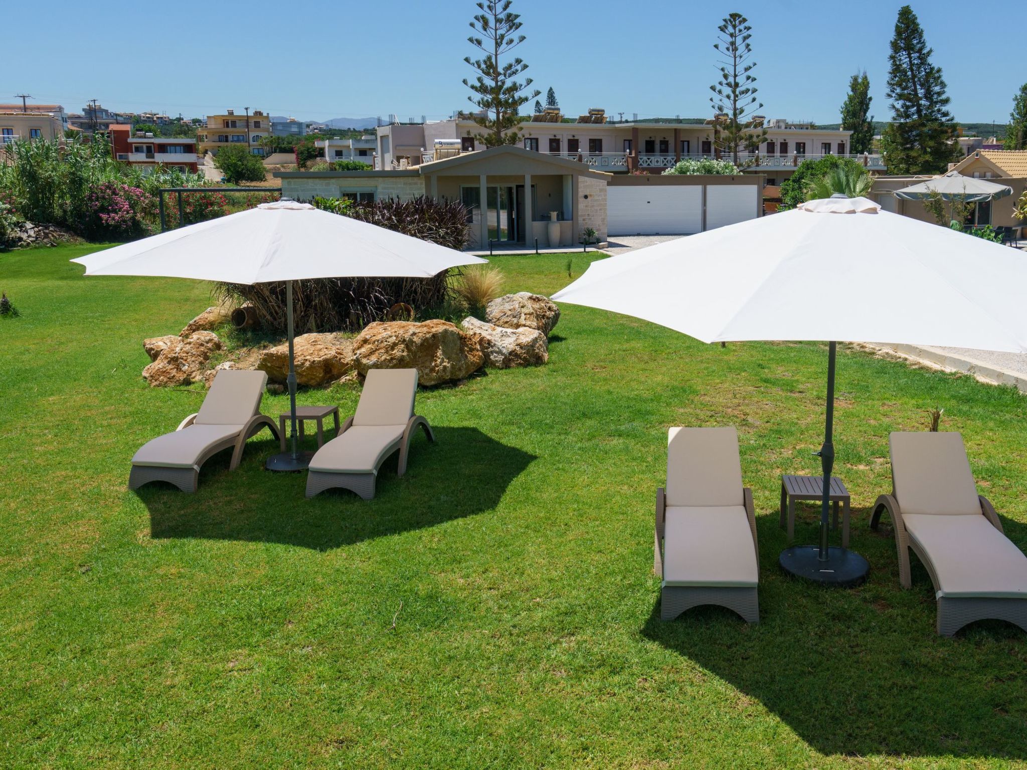 Neue Strandvilla SixStars in Chania, mit Sauna-Drinnen