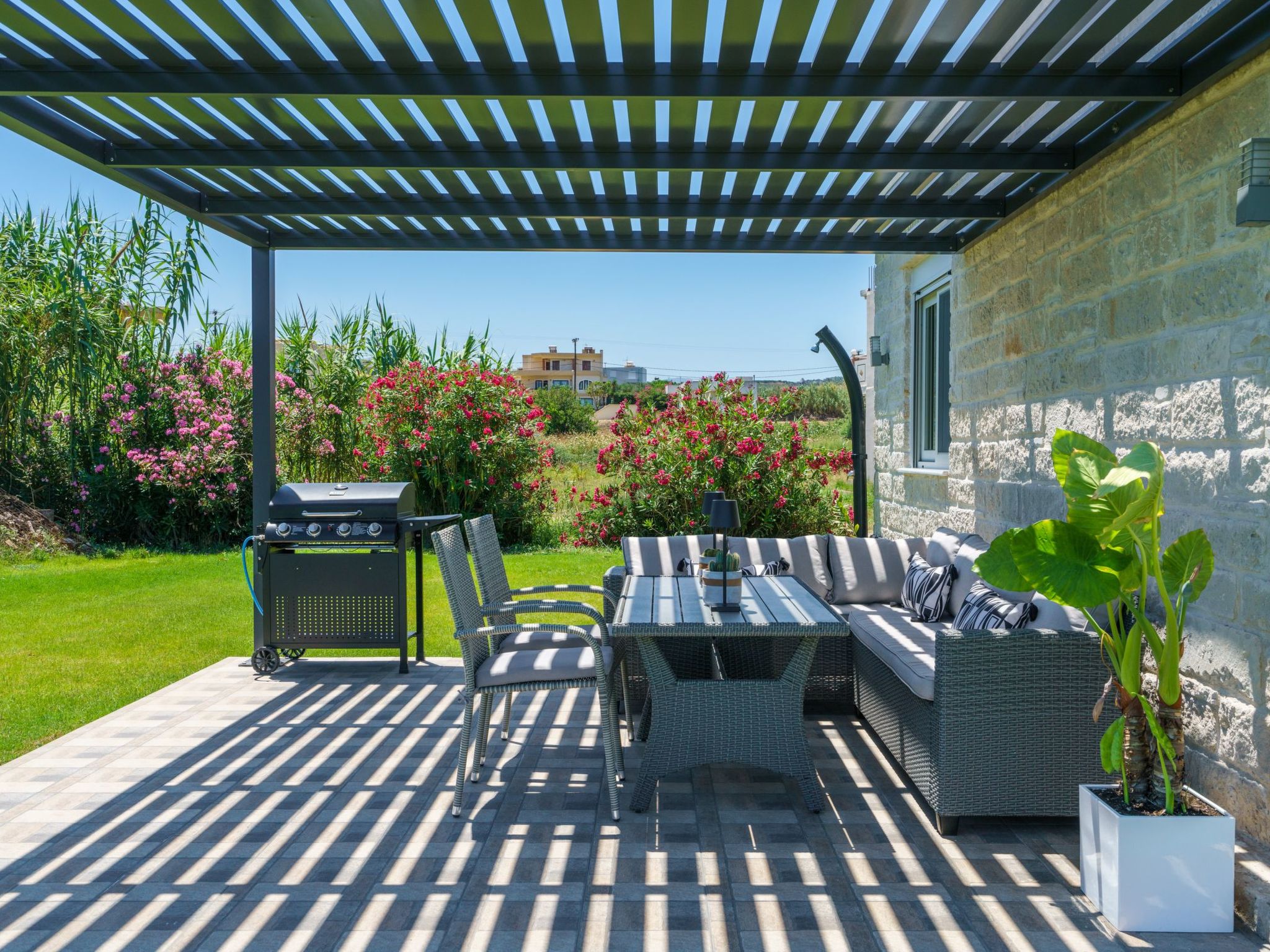 Neue Strandvilla SixStars in Chania, mit Sauna-Drinnen