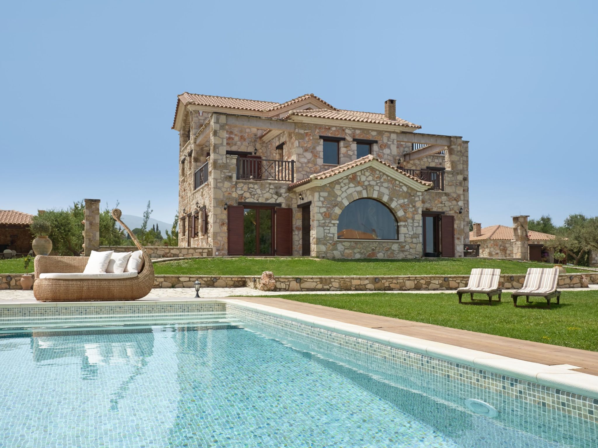 Vakantiehuis met privé zwembad in Agios Leon (Griekenland) voor 10 personen