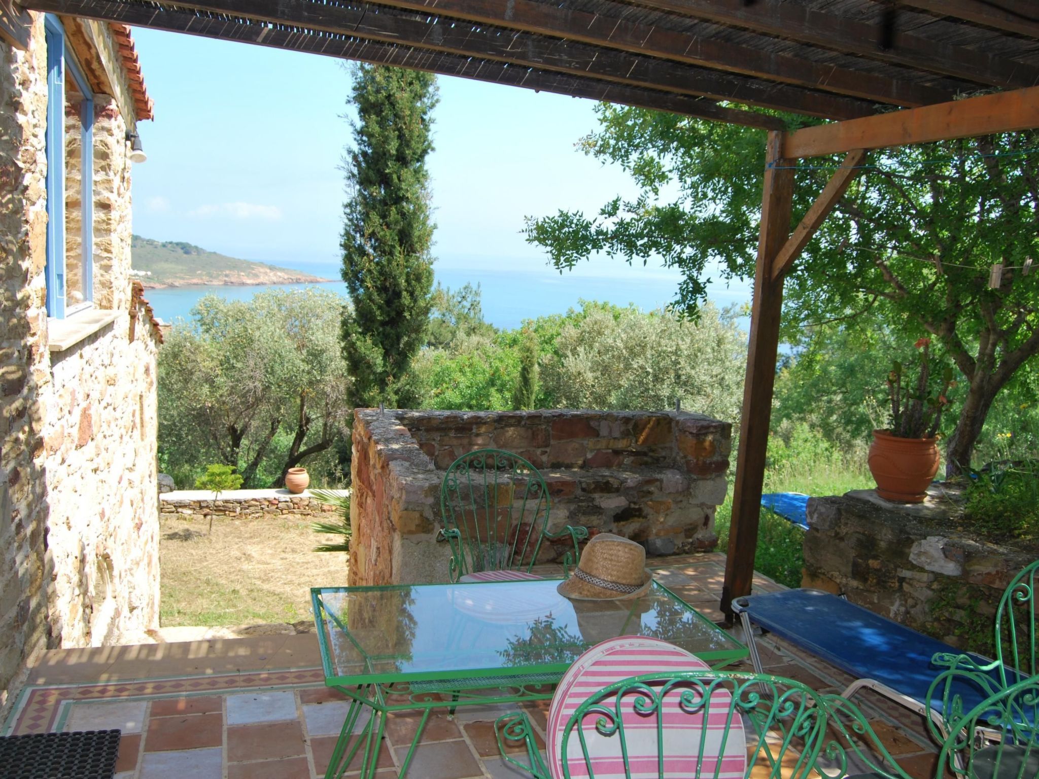 Charmante Villa mit Meerblick - 300m. vom Strand entfernt-Binnen