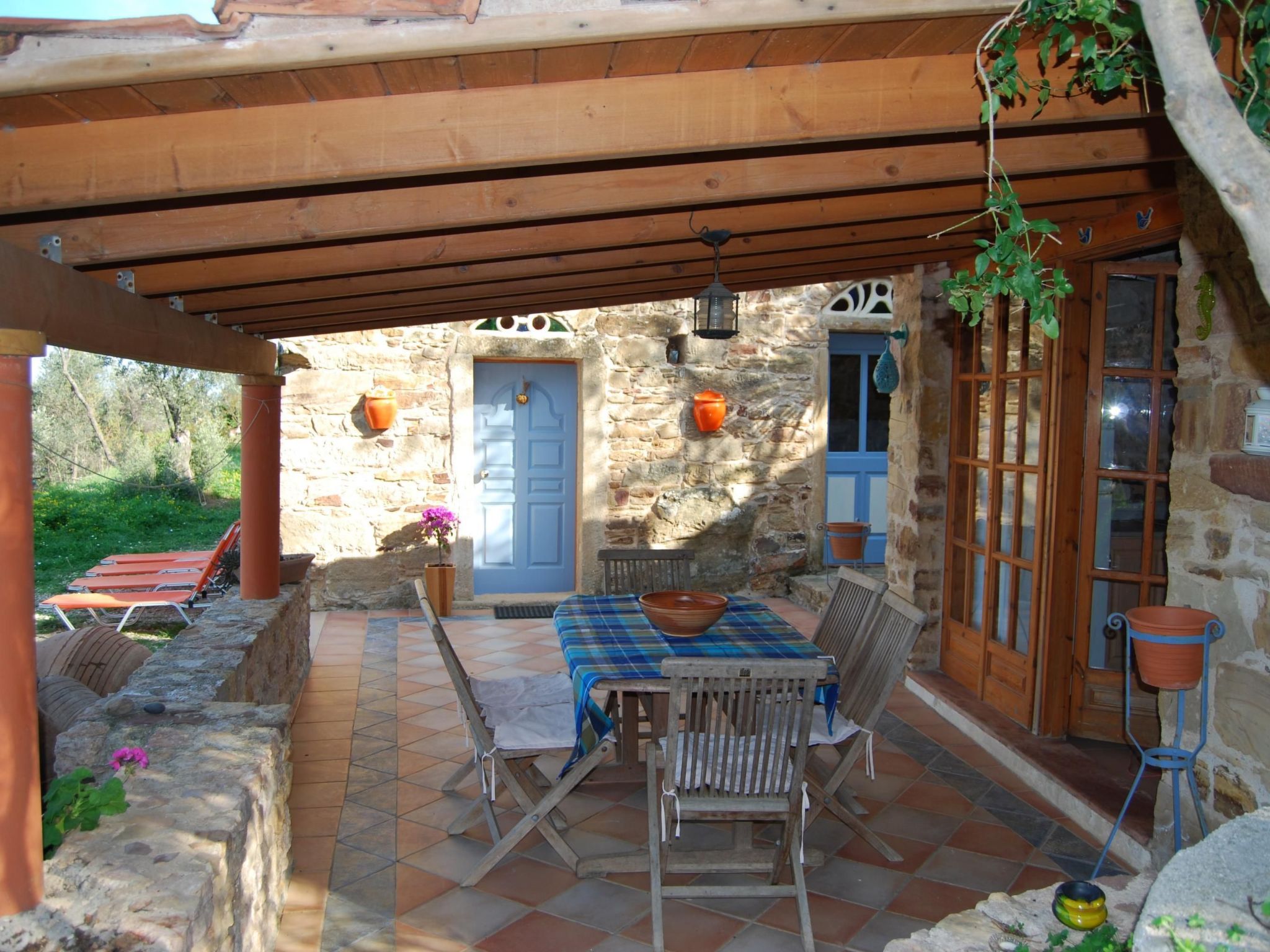 Charmante Villa mit Meerblick - 300m. vom Strand entfernt-Binnen