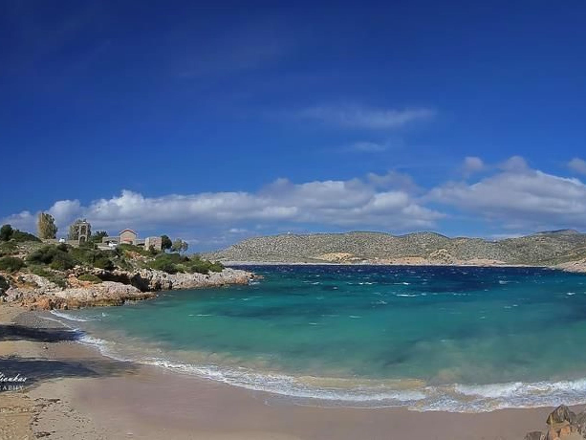 Charmante Villa mit Meerblick - 300m. vom Strand entfernt-Binnen