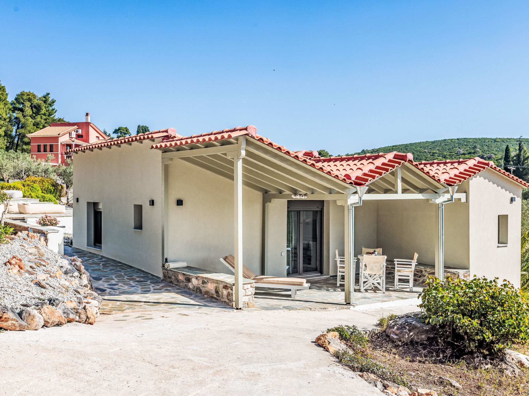 Villa Pine Trees bei Kardous, Skopelos Privater Pool - Draußen