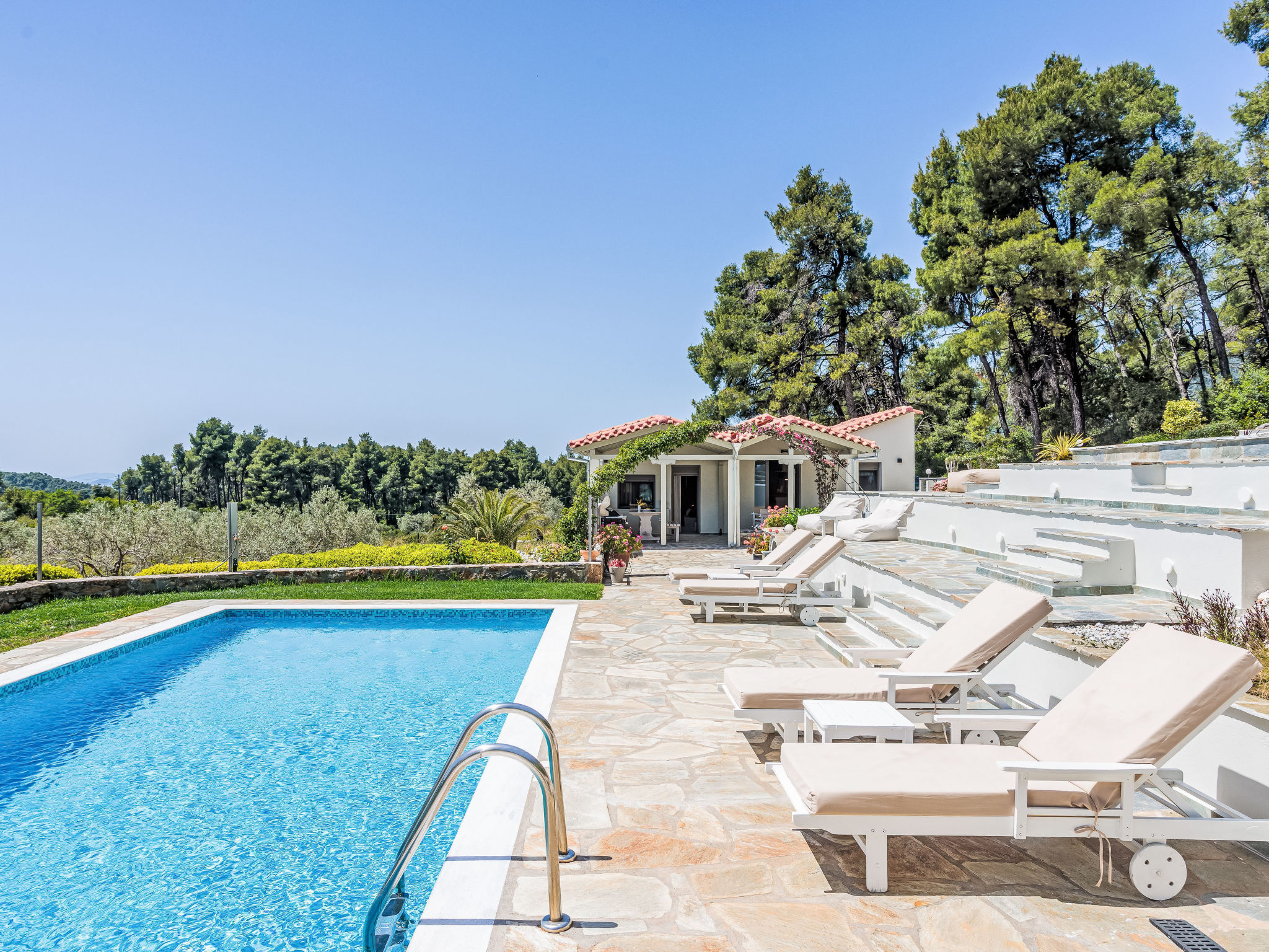 Villa Pine Trees bei Kardous, Skopelos Privater Pool