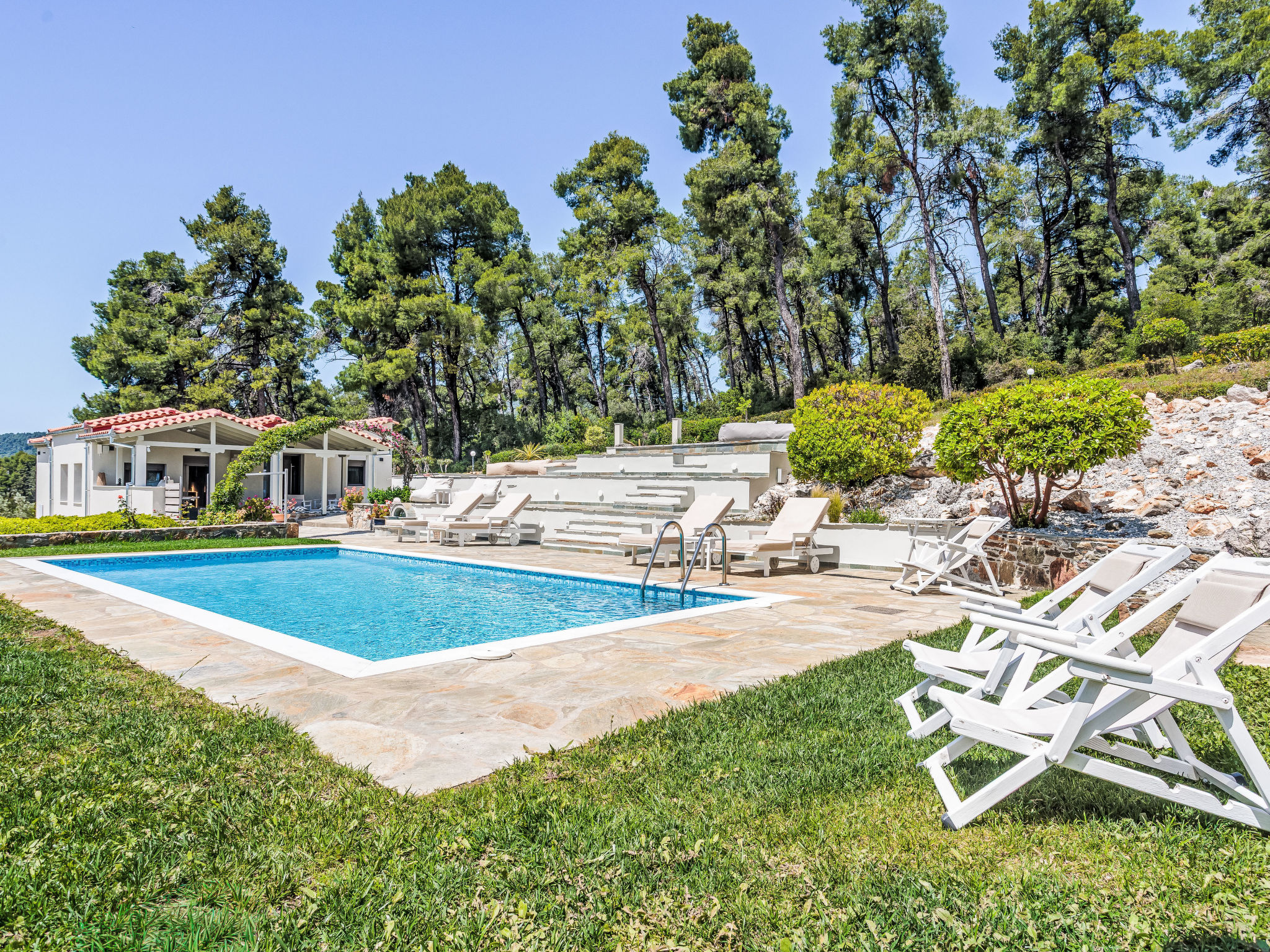 Villa Pine Trees bei Kardous, Skopelos Privater Pool