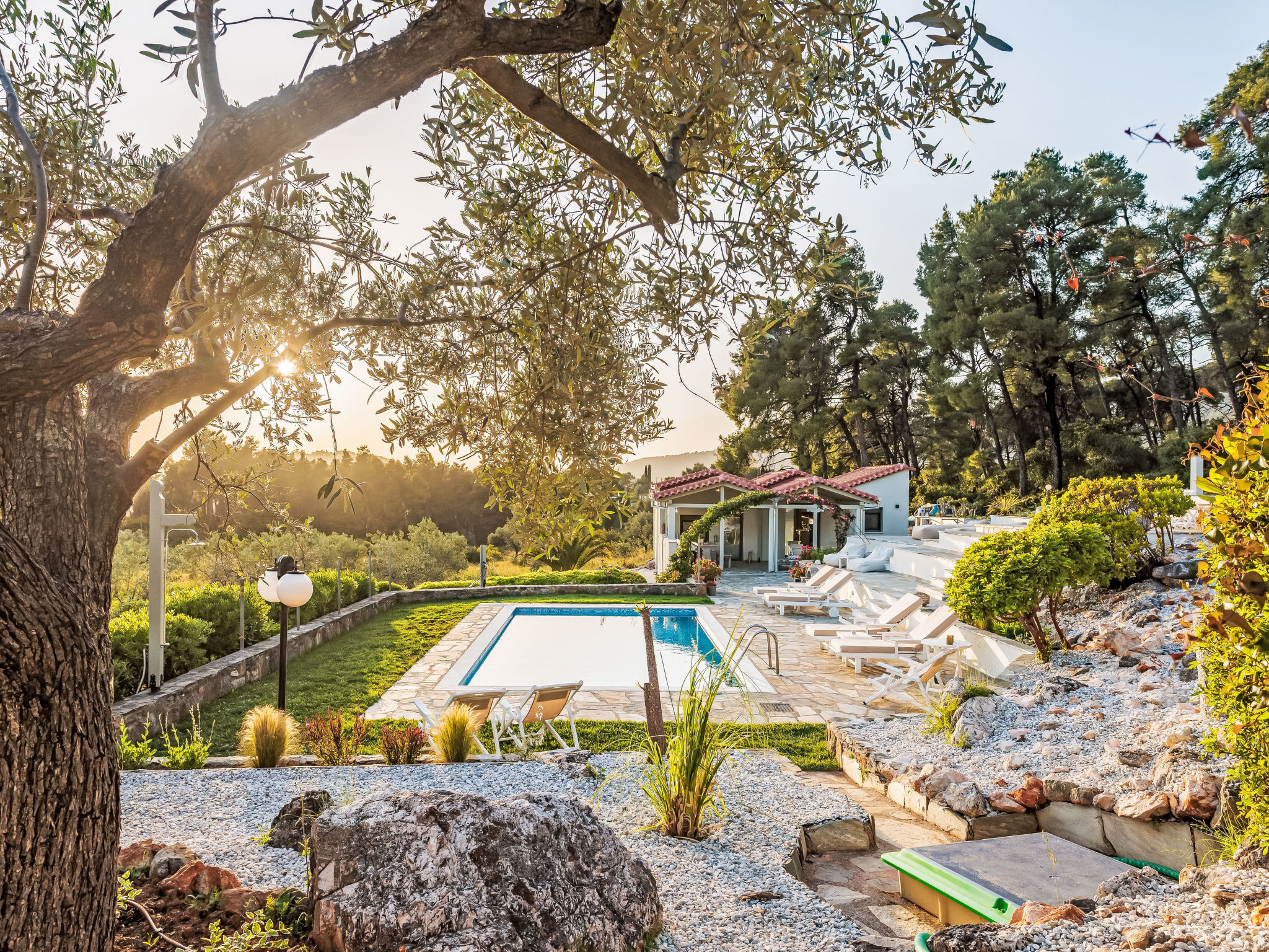 Villa Pine Trees bei Kardous, Skopelos Privater Pool