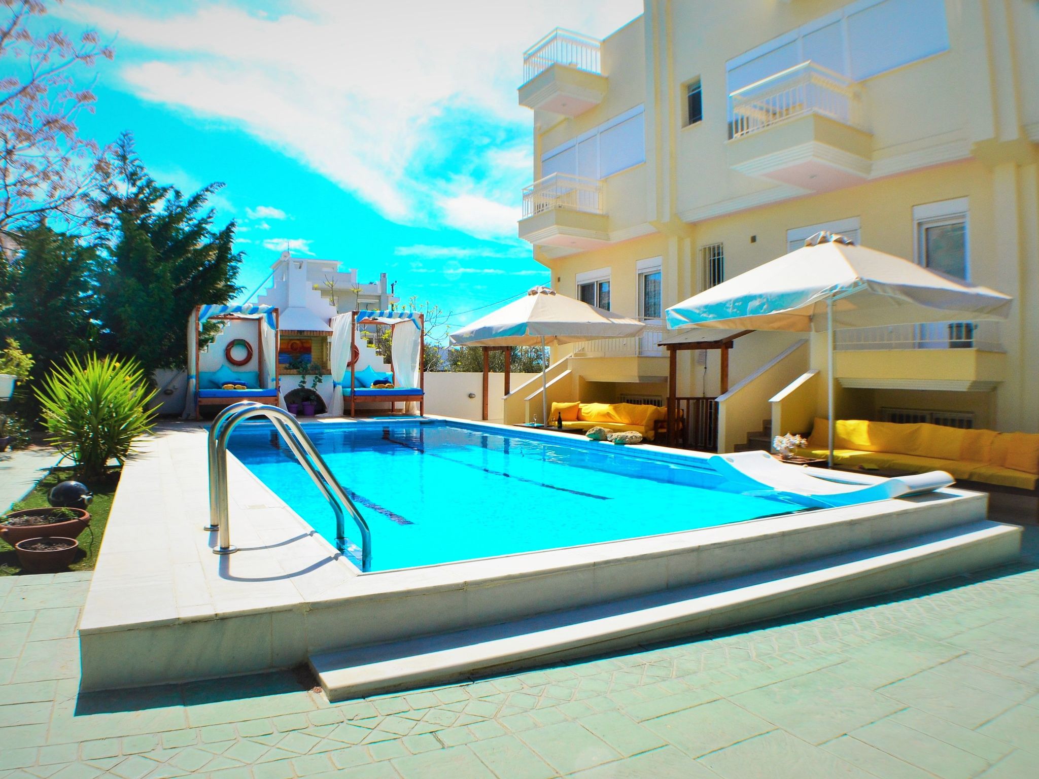 Ferienvilla mit Pool in Loutraki