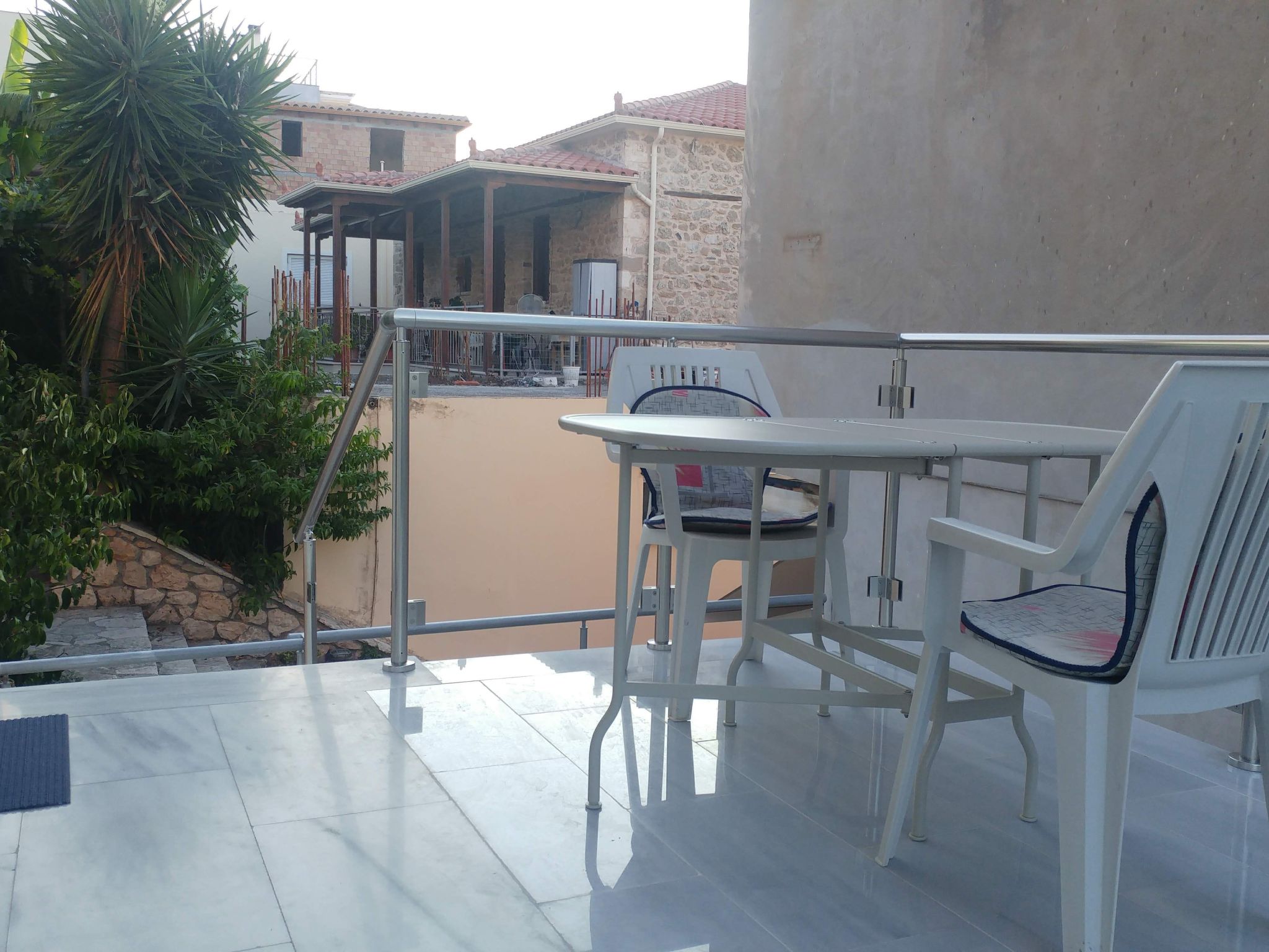 Appartement in Derveni mit Terrasse-Draußen