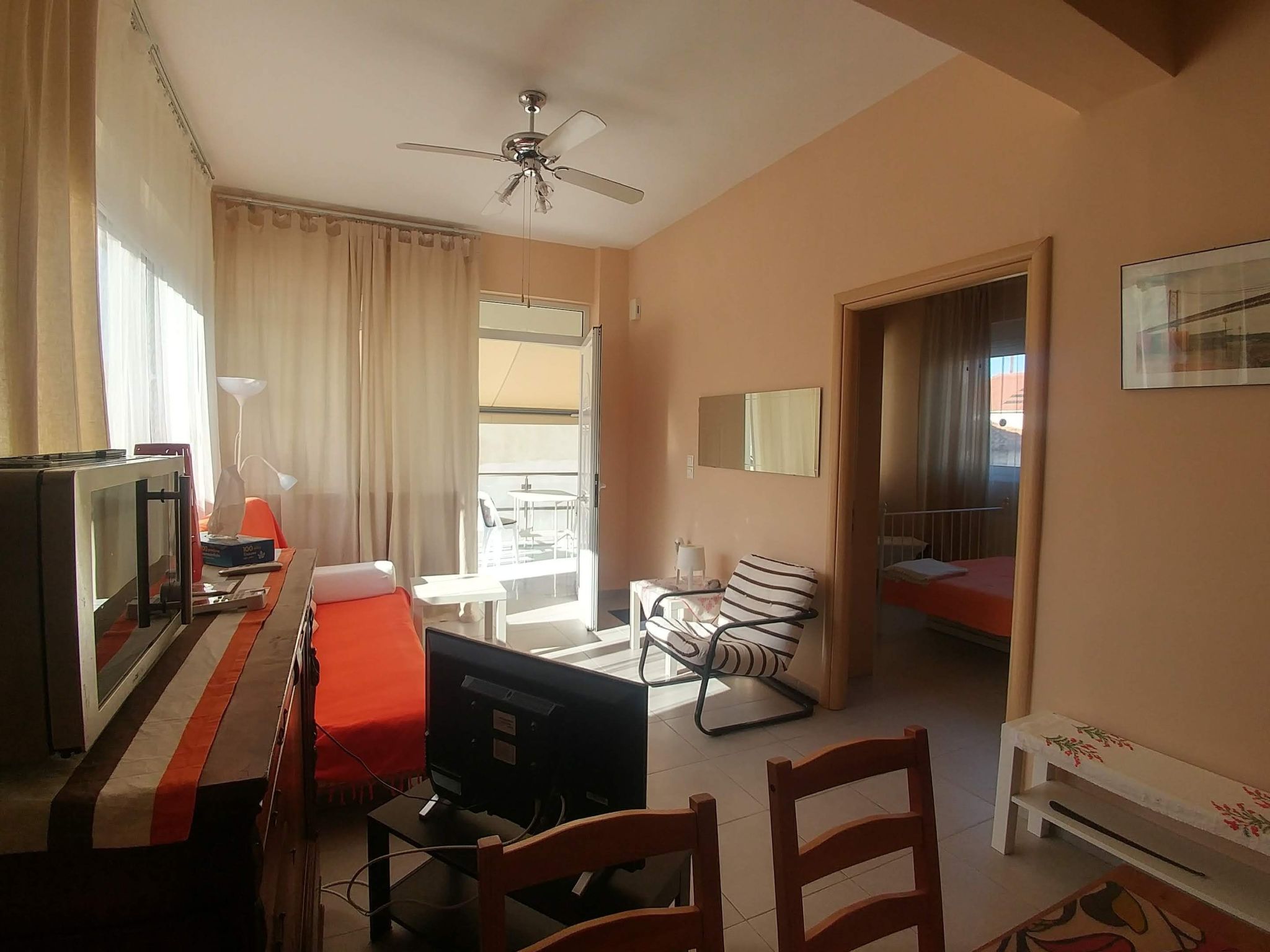 Appartement in Derveni mit Terrasse-Drinnen