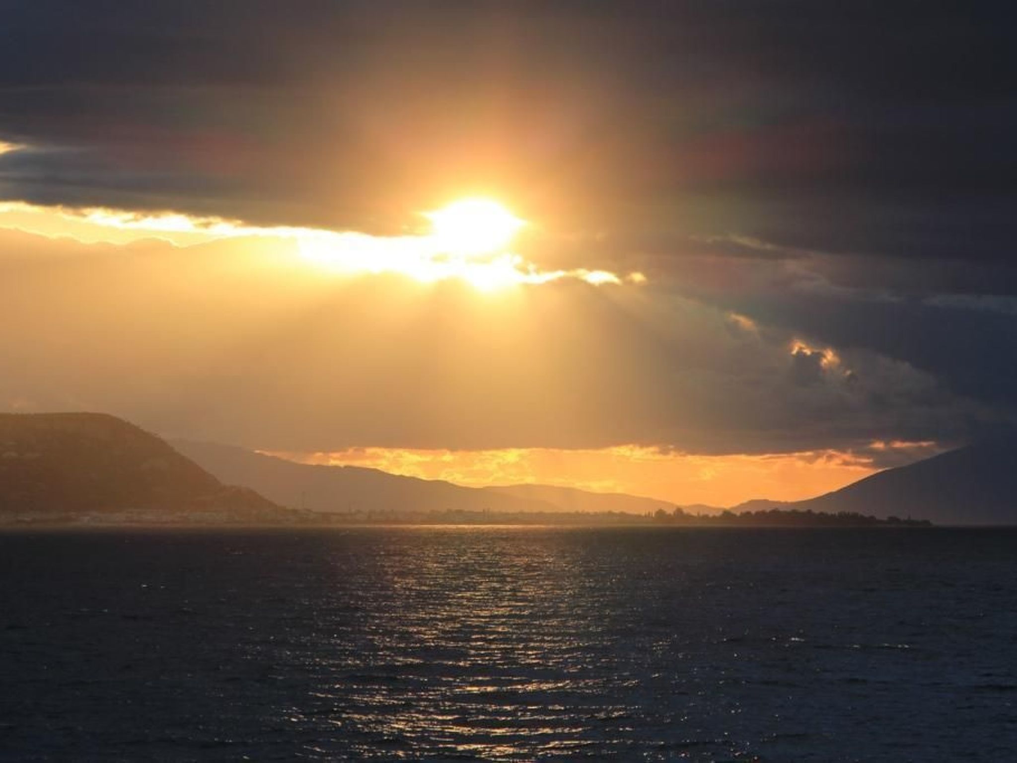 Appartement in Derveni mit Terrasse-Draußen