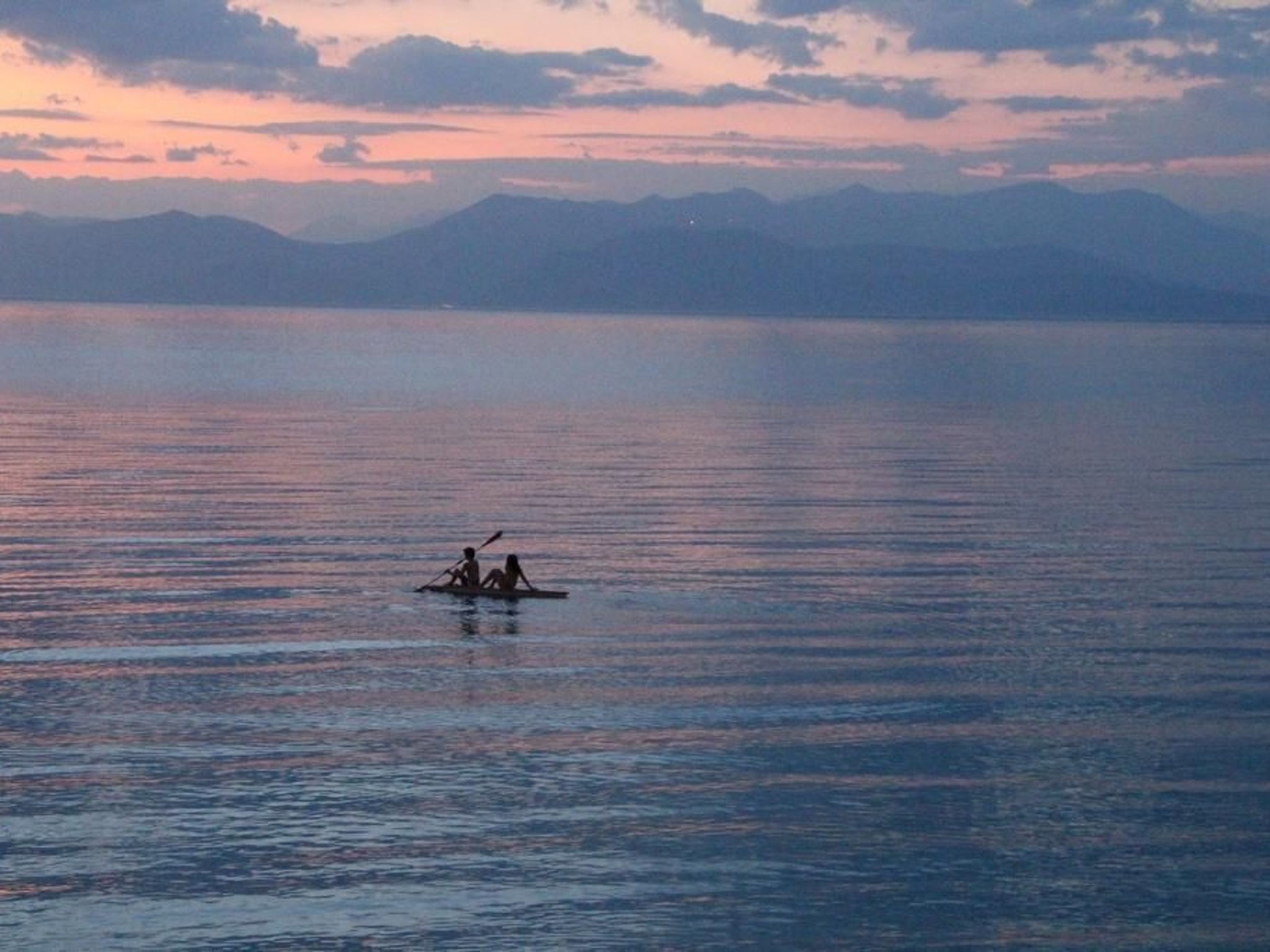 Appartement in Derveni mit Terrasse-Draußen