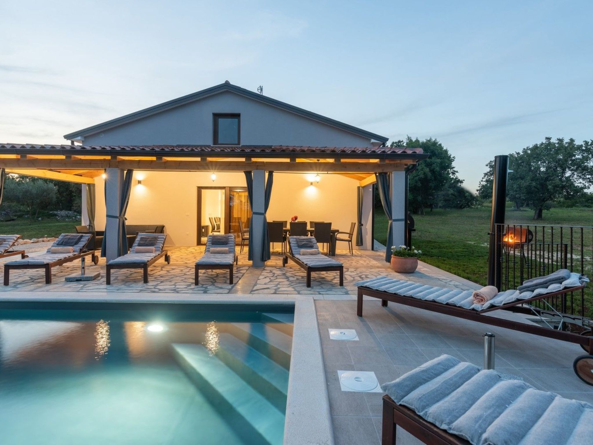 Vakantiehuis met privé zwembad in Buje (Kroatië) voor 8 personen