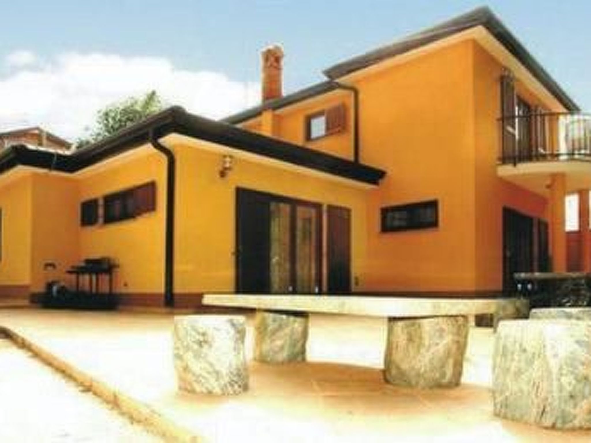 In Buje mit Barbecue-Inside