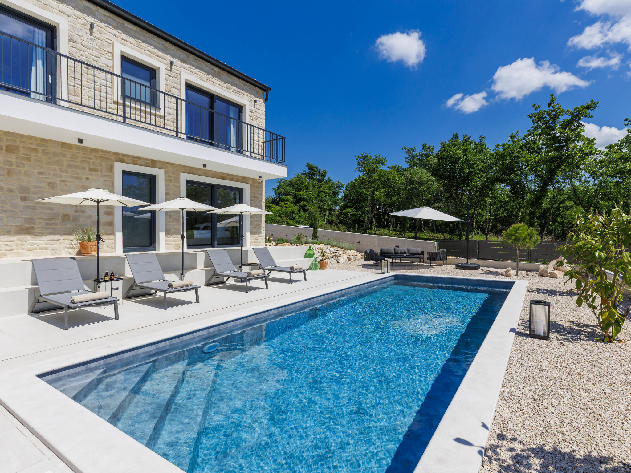 Vakantiehuis met privé zwembad in Groznjan (Kroatië) voor 8 personen