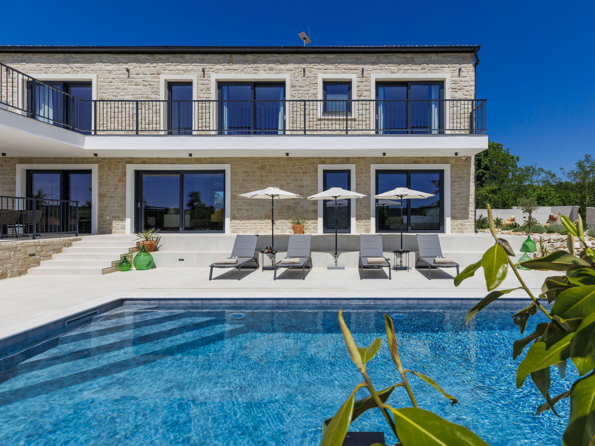 Vakantiehuis met privé zwembad in Groznjan (Kroatië) voor 8 personen