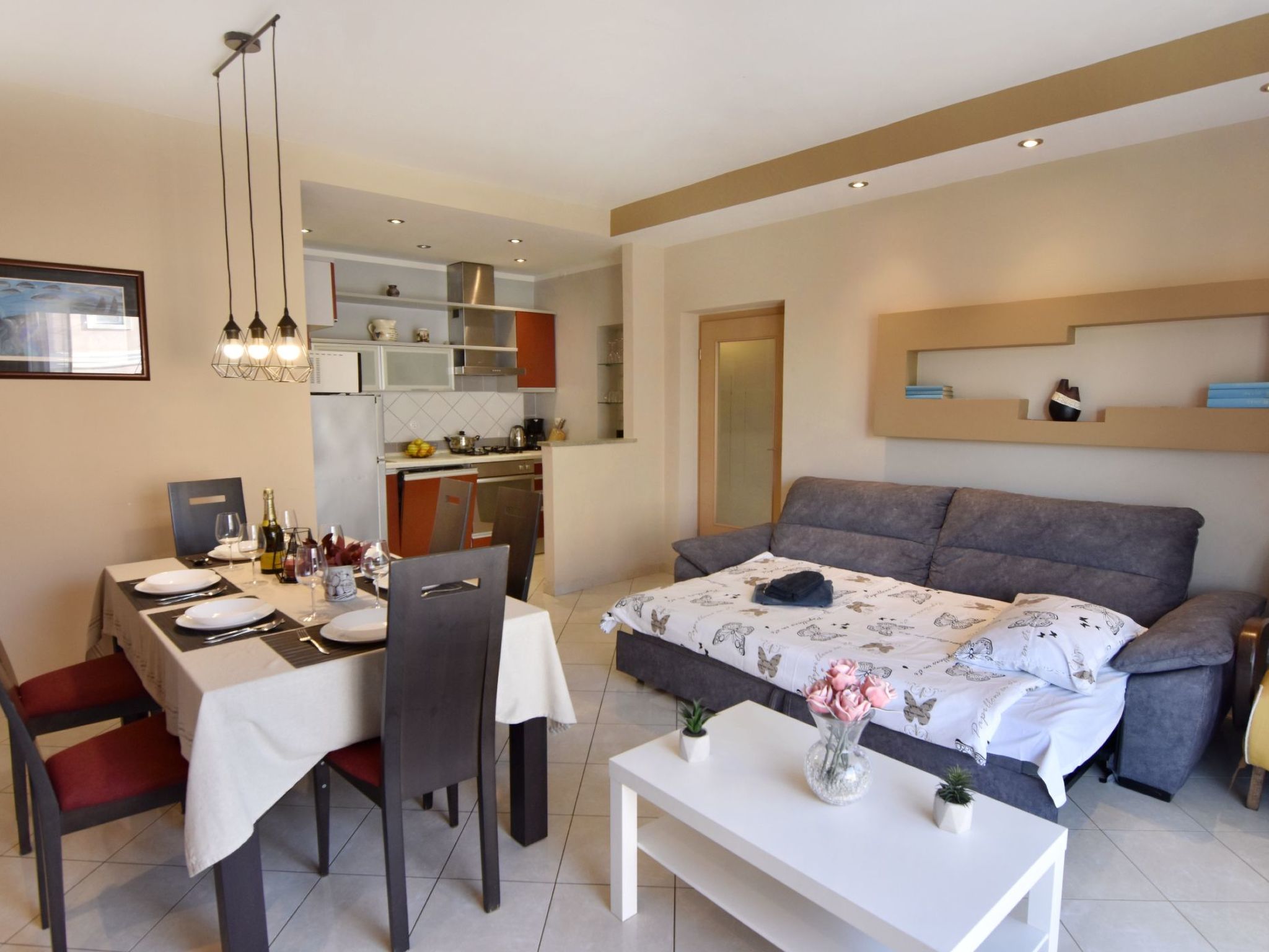 Große Wohnung in Umag mit Terrasse und Grill-Inside