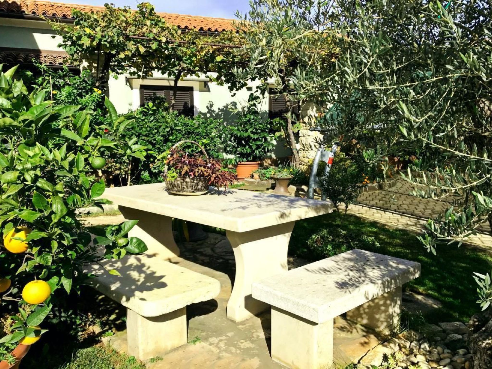 Tolles Appartement in Umag mit Grill, Terrasse und Garten-Image-tags.info