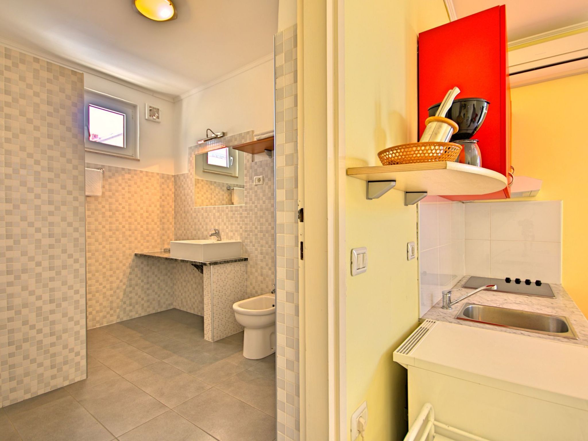 Apartment Nika 5 in der Residenz mit Pool und Whirlpool in Strandnähe-Binnen