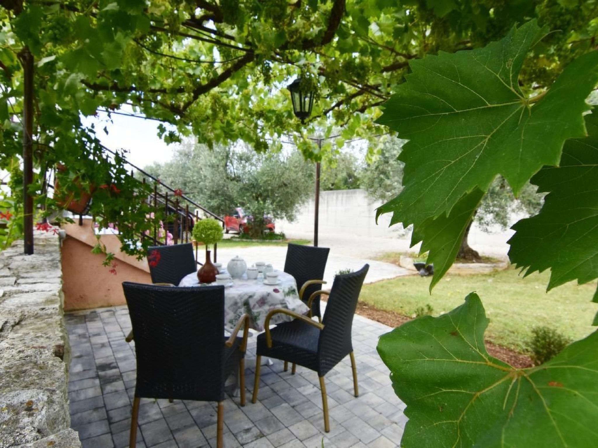 In Savudrija mit Privatem Garten und Panoramablick