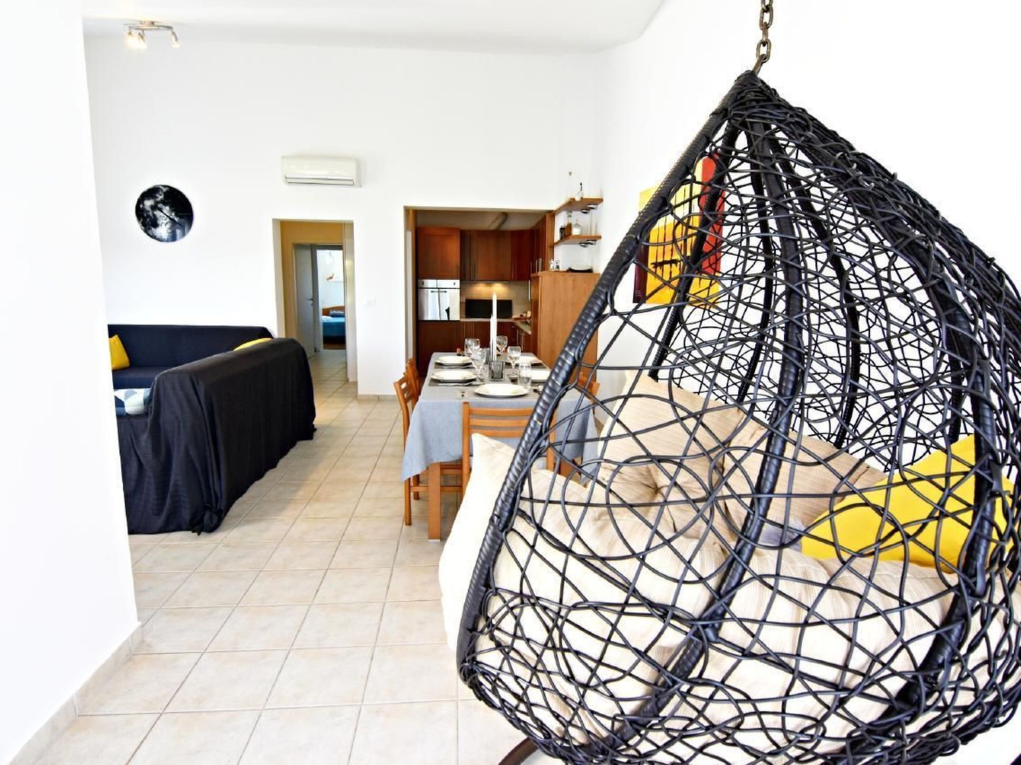 Klimatisierte Wohnung in Bašanija mit Grill