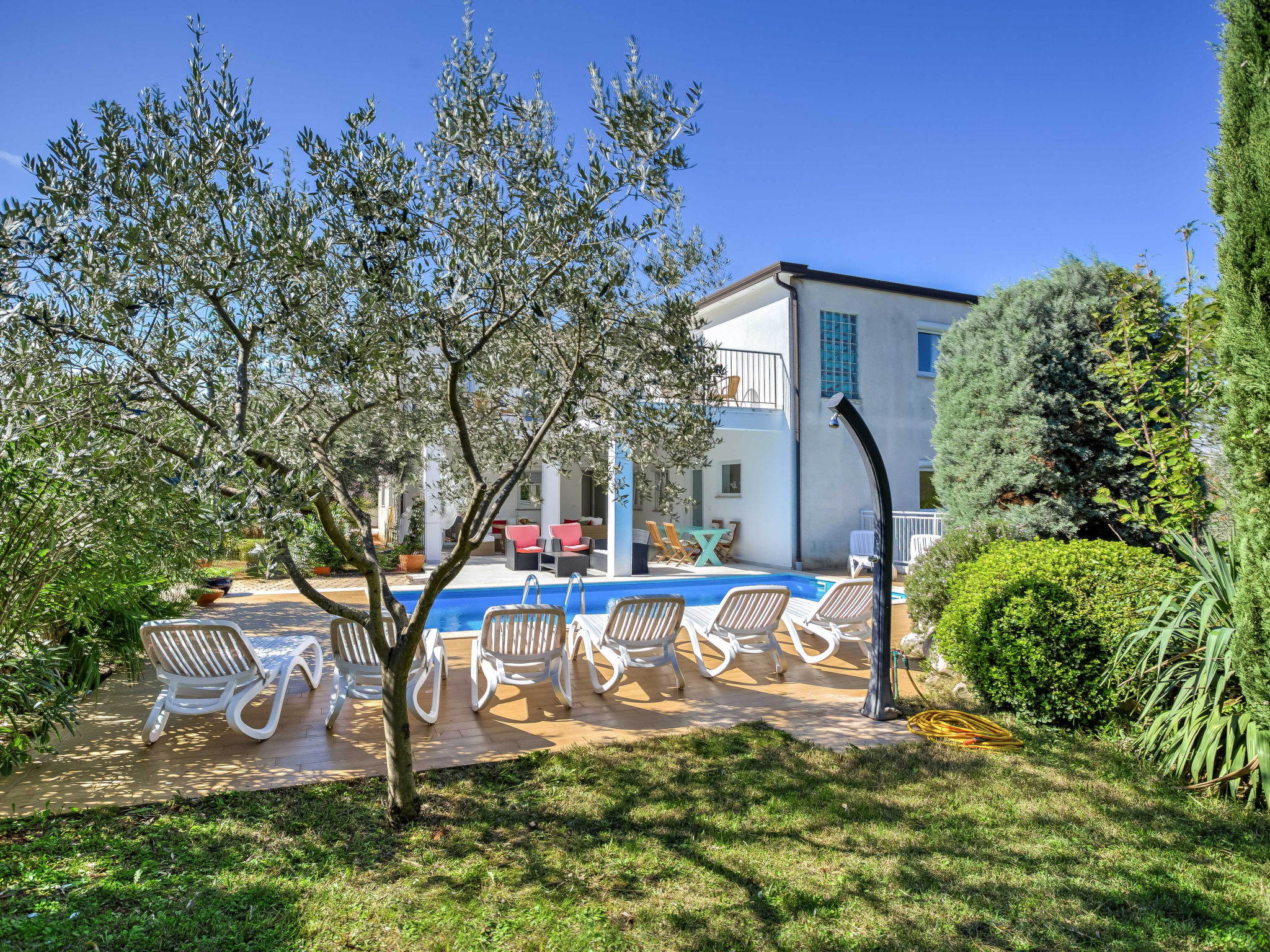 Knus appartement voor 4 bij zee met zwembad in Zambratija, Umag - foto 16