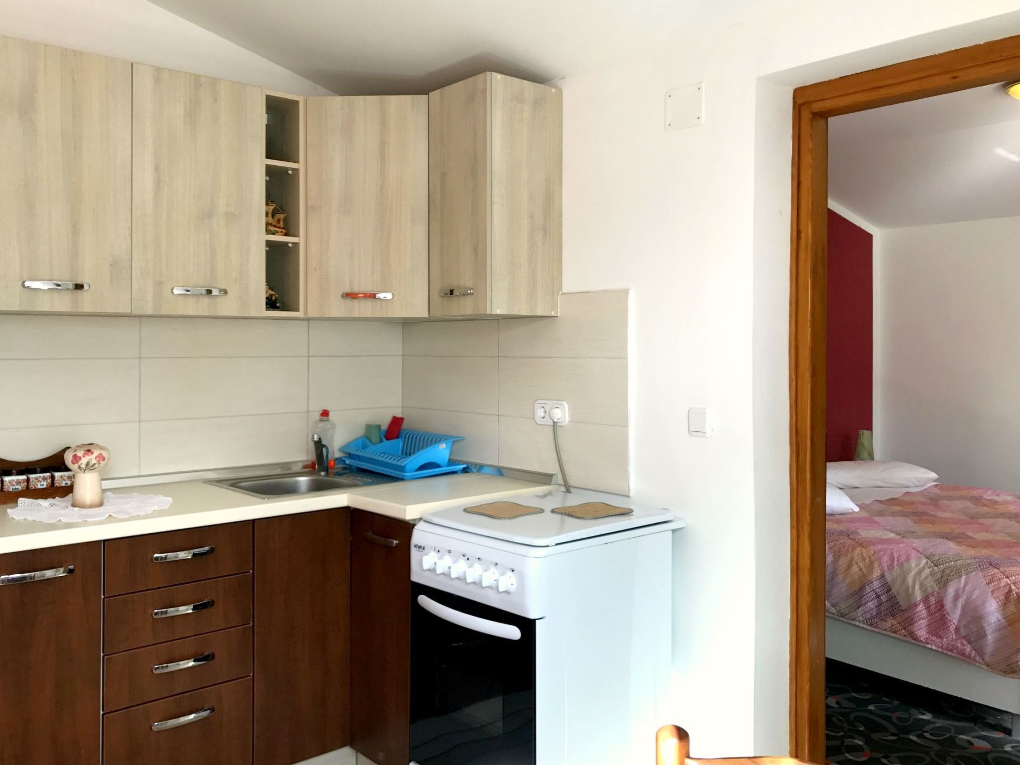 Apartment mit zwei Schlafzimmern und Meerblick in Zambratija - Inside