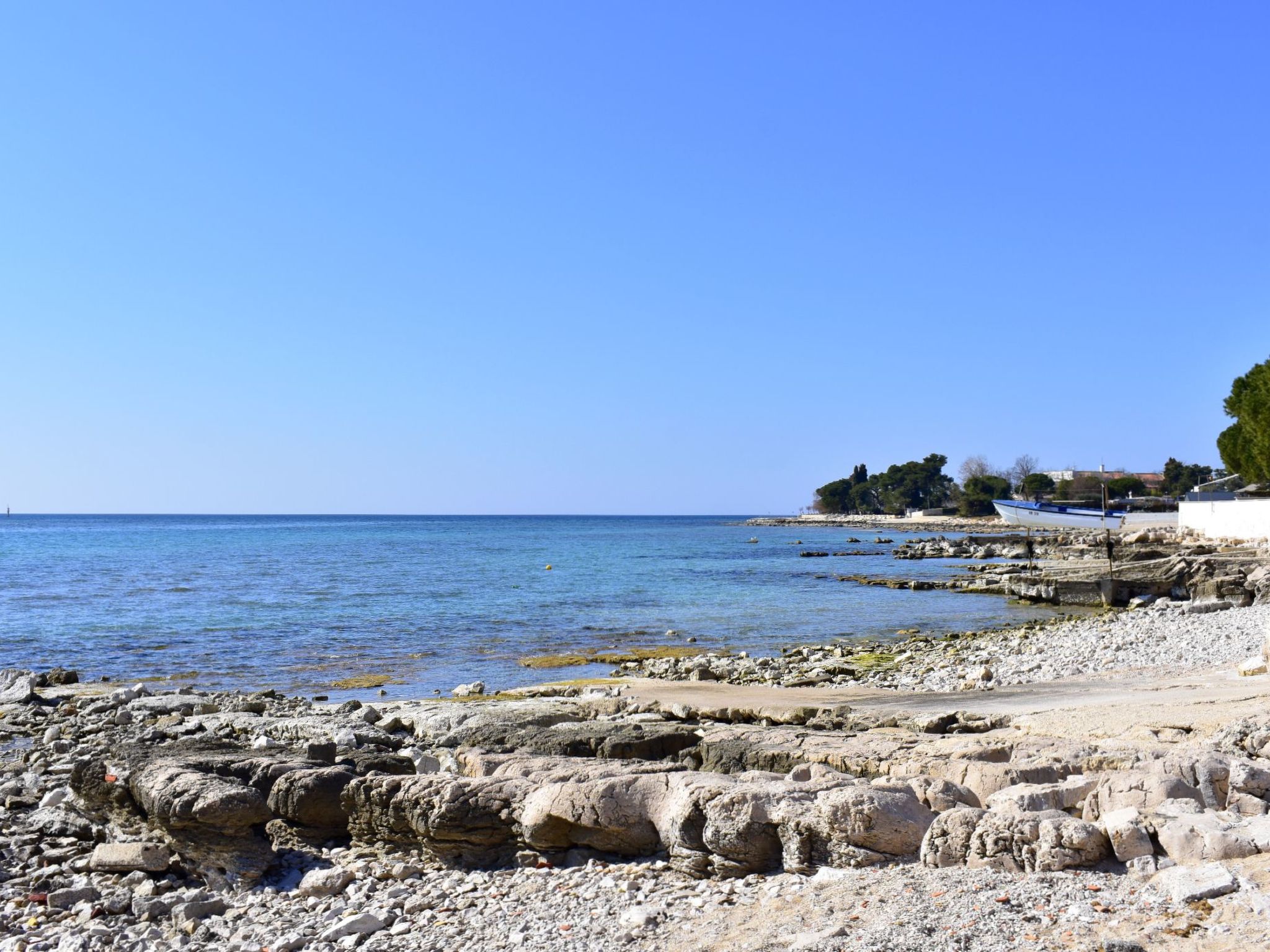 Neues Studio mit Meerblick in Zambratija - Outside