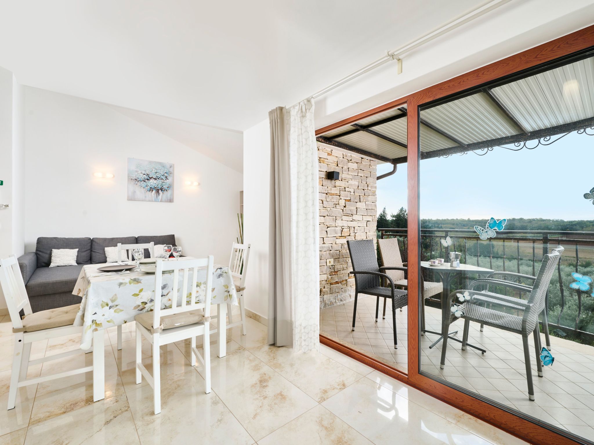 Vakantiehuis met privé zwembad in Umag/Juricani (Kroatië) voor 4 personen