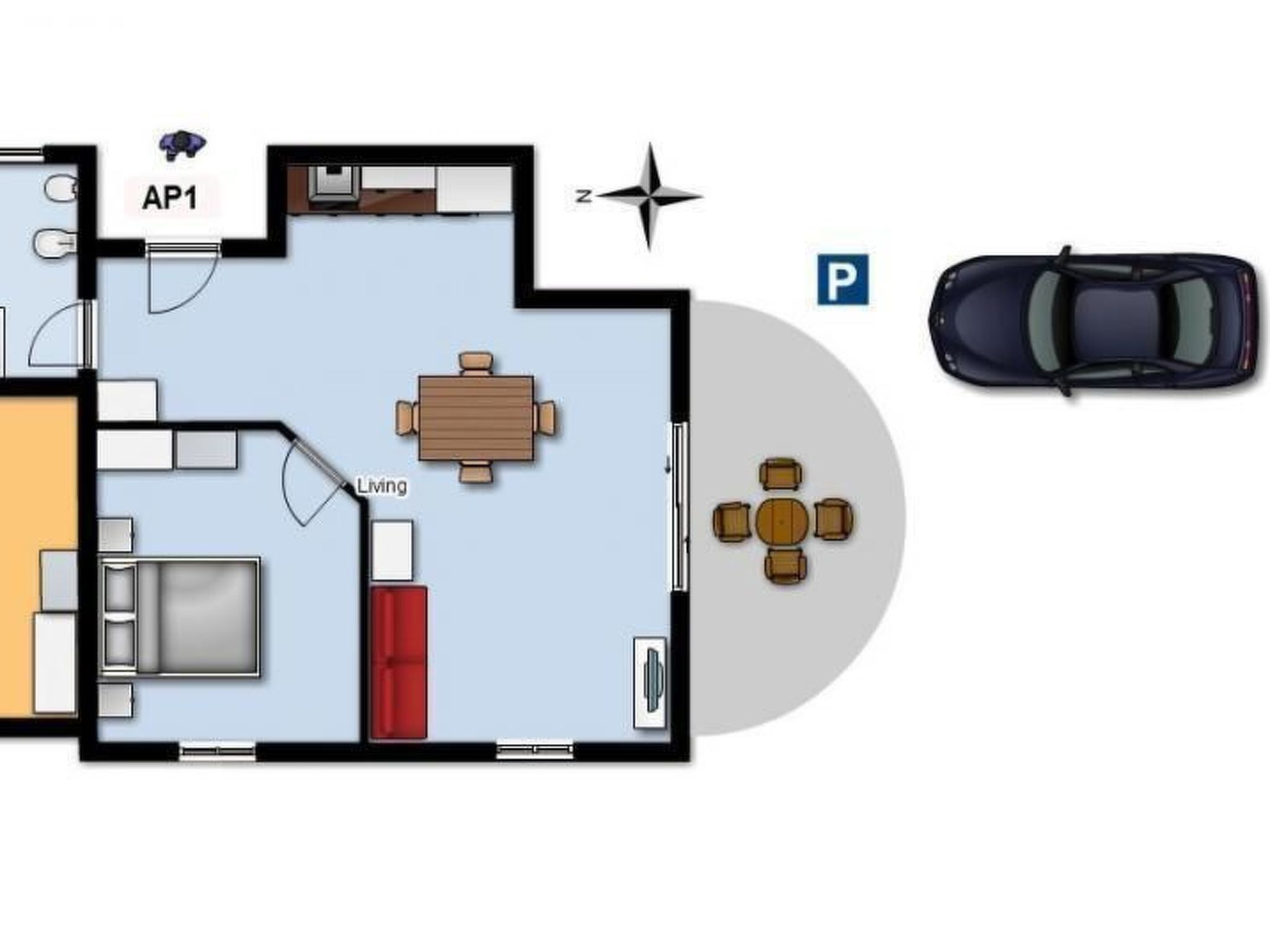 Moderne Ferienwohnung mit Balkon direkt am Strand-Image-tags.info