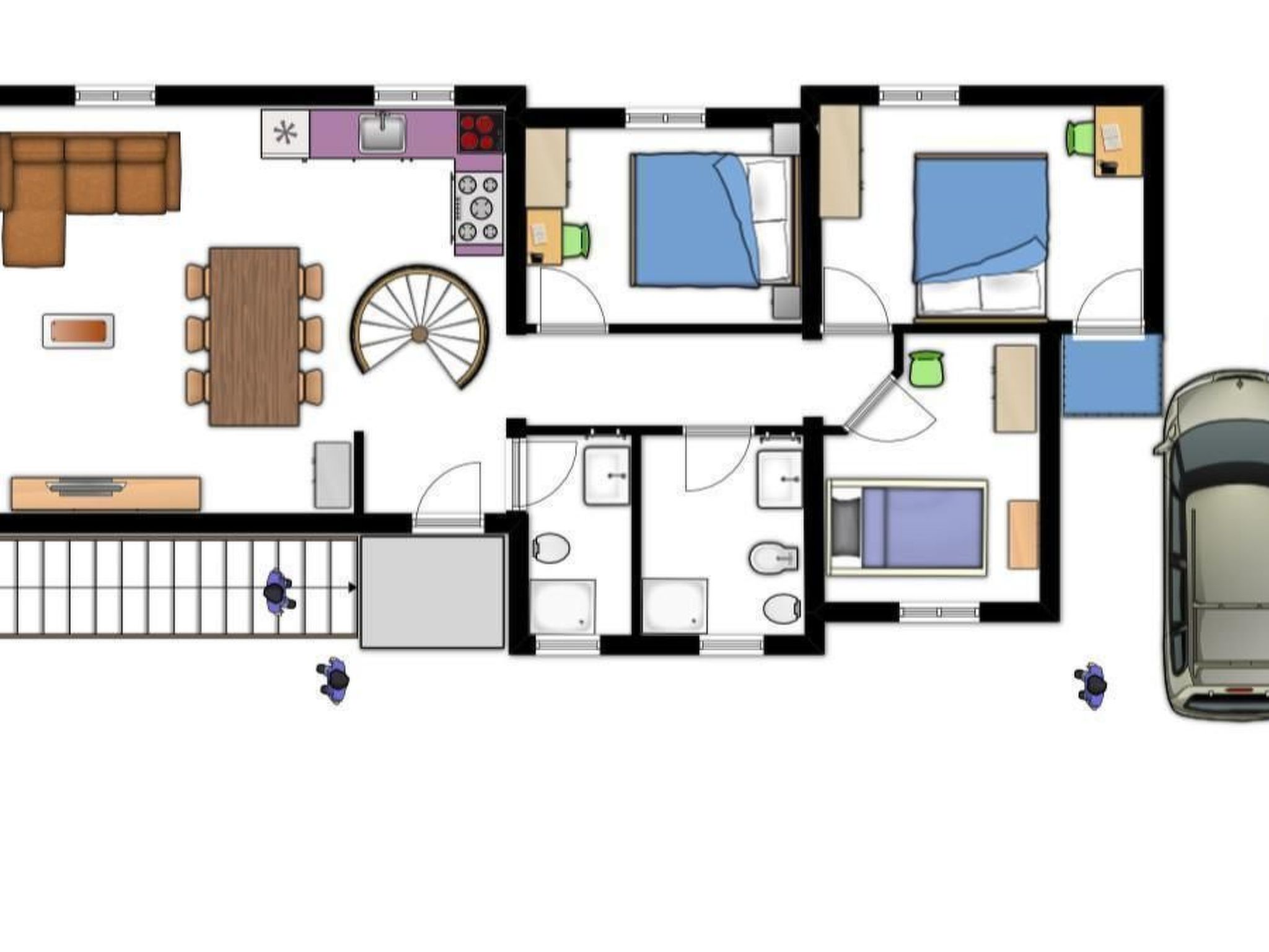 Moderne Ferienwohnung mit schöner Dachterrasse-Image-tags.info