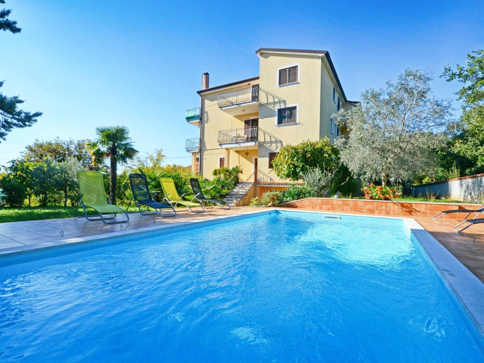 Vakantiehuis met zwembad in Umag/Juricani (Kroatië) voor 2 personen