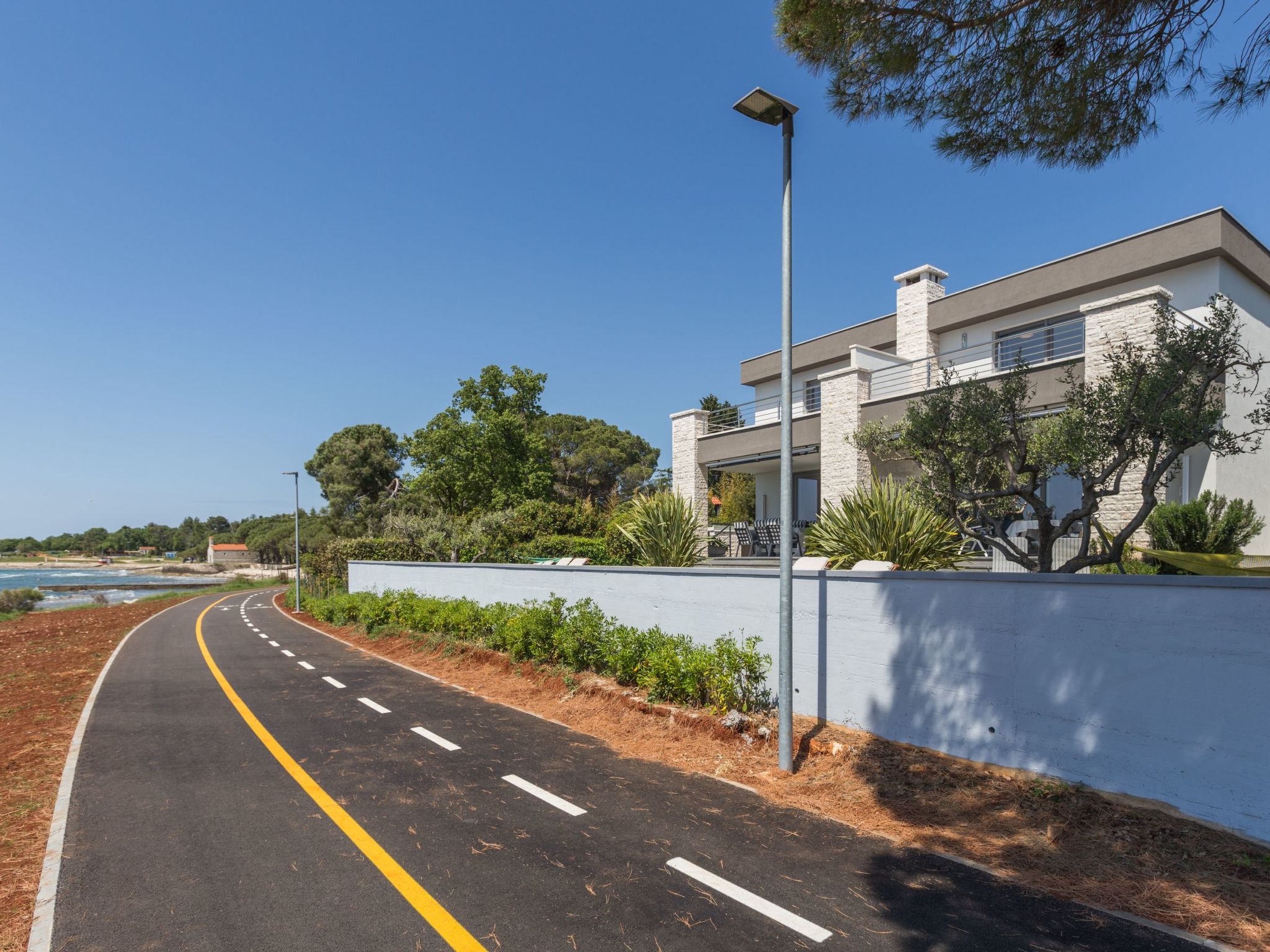 Villa direkt am Meer und Strand mit herrlichem Blick-Draußen