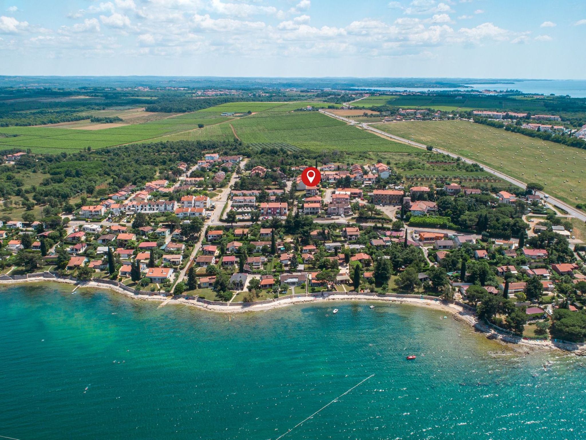 Pinta mit großem Garten-Dedans