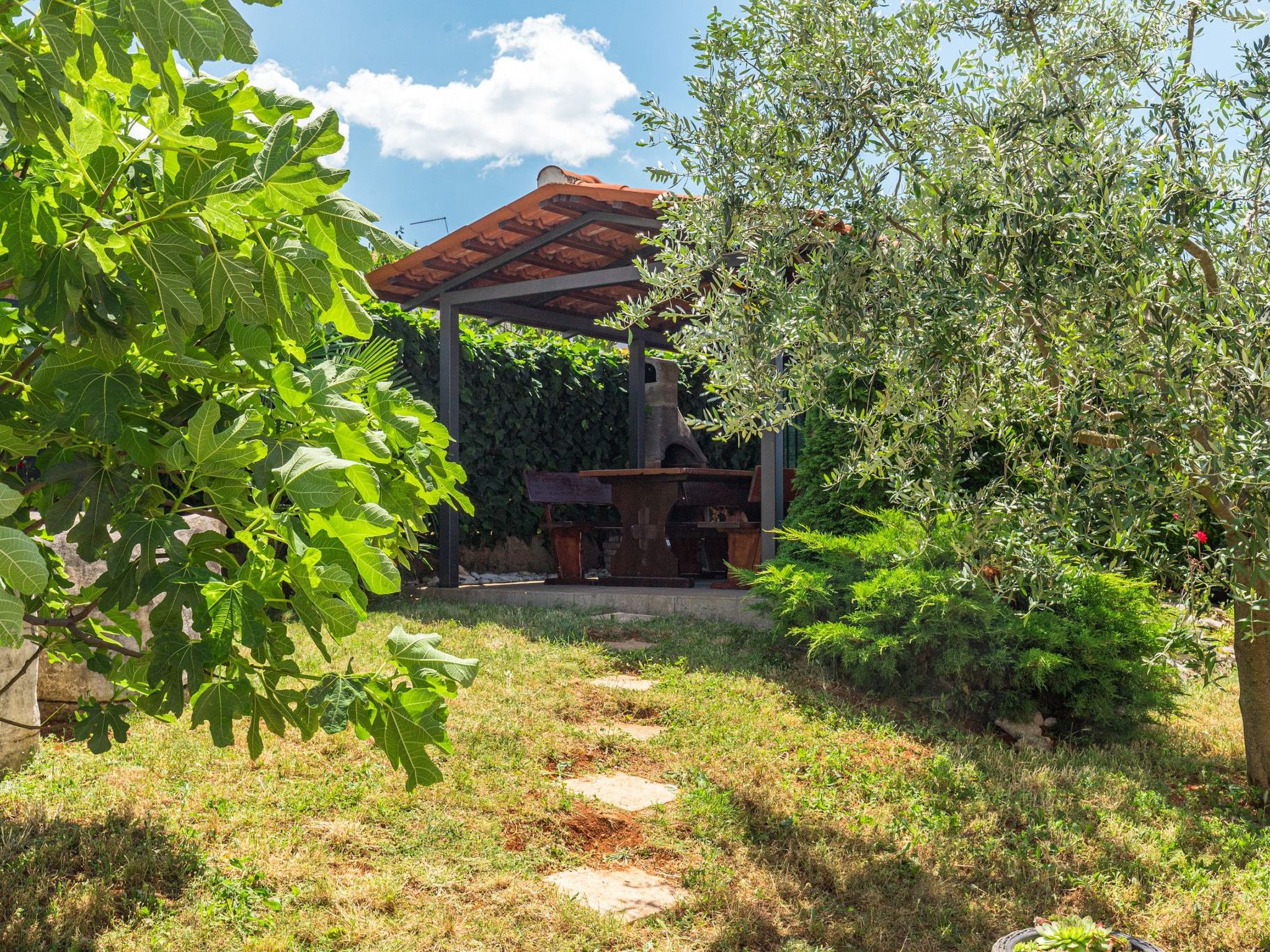 "Villa Pinta" mit Blick auf das Wasser-Dedans