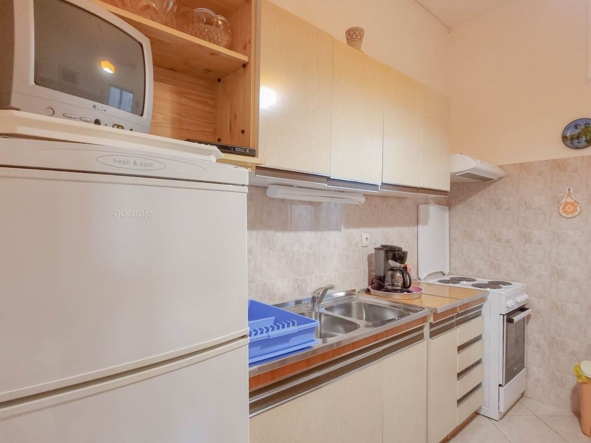 Für 5 Personen ca. 70 m&sup2; in Novigrad, Adriaküste Kroatien (Westküste von I - Inside