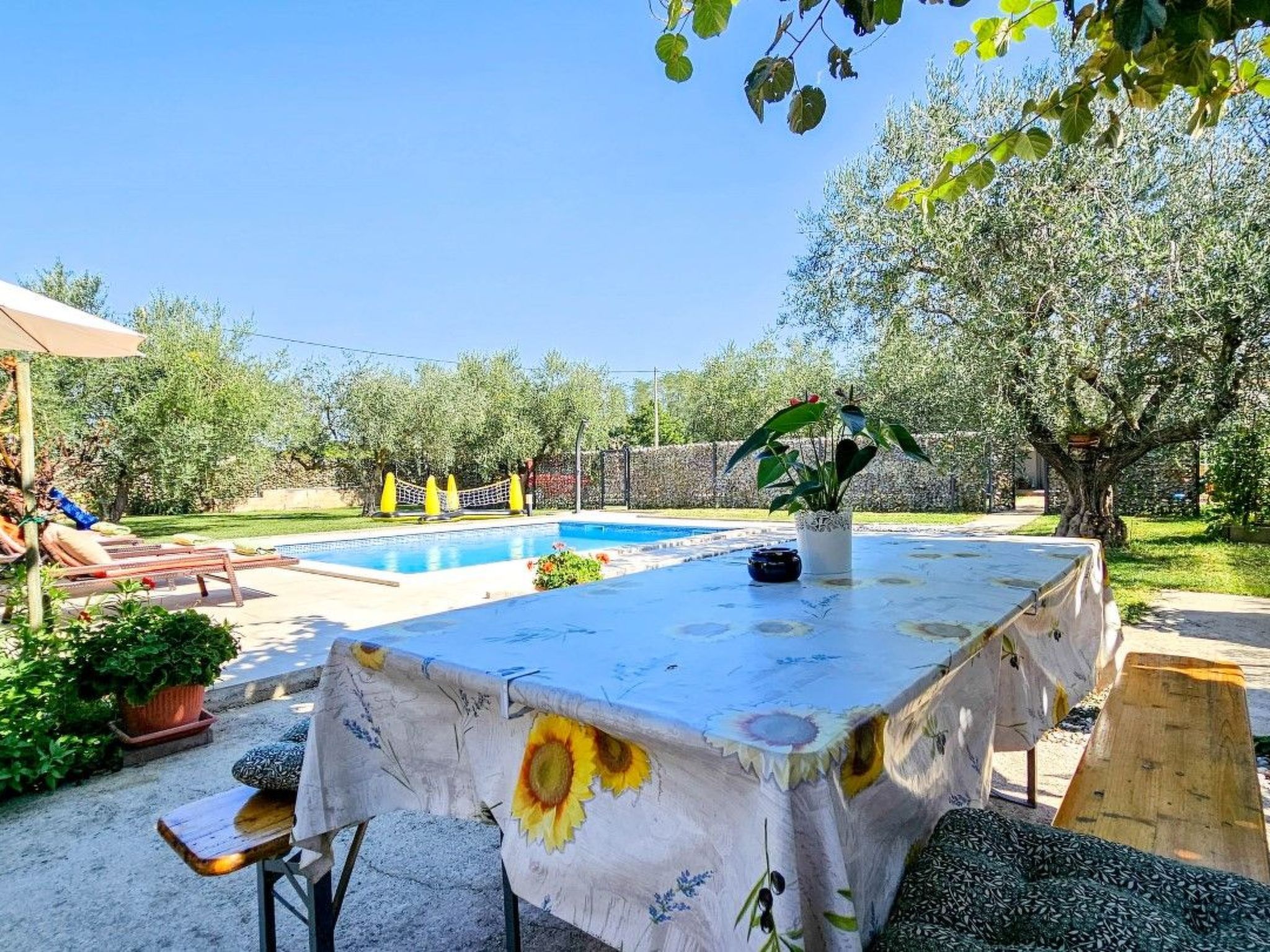 Wohnung für bis zu 6 Personen mit Schwimmbad-Buiten