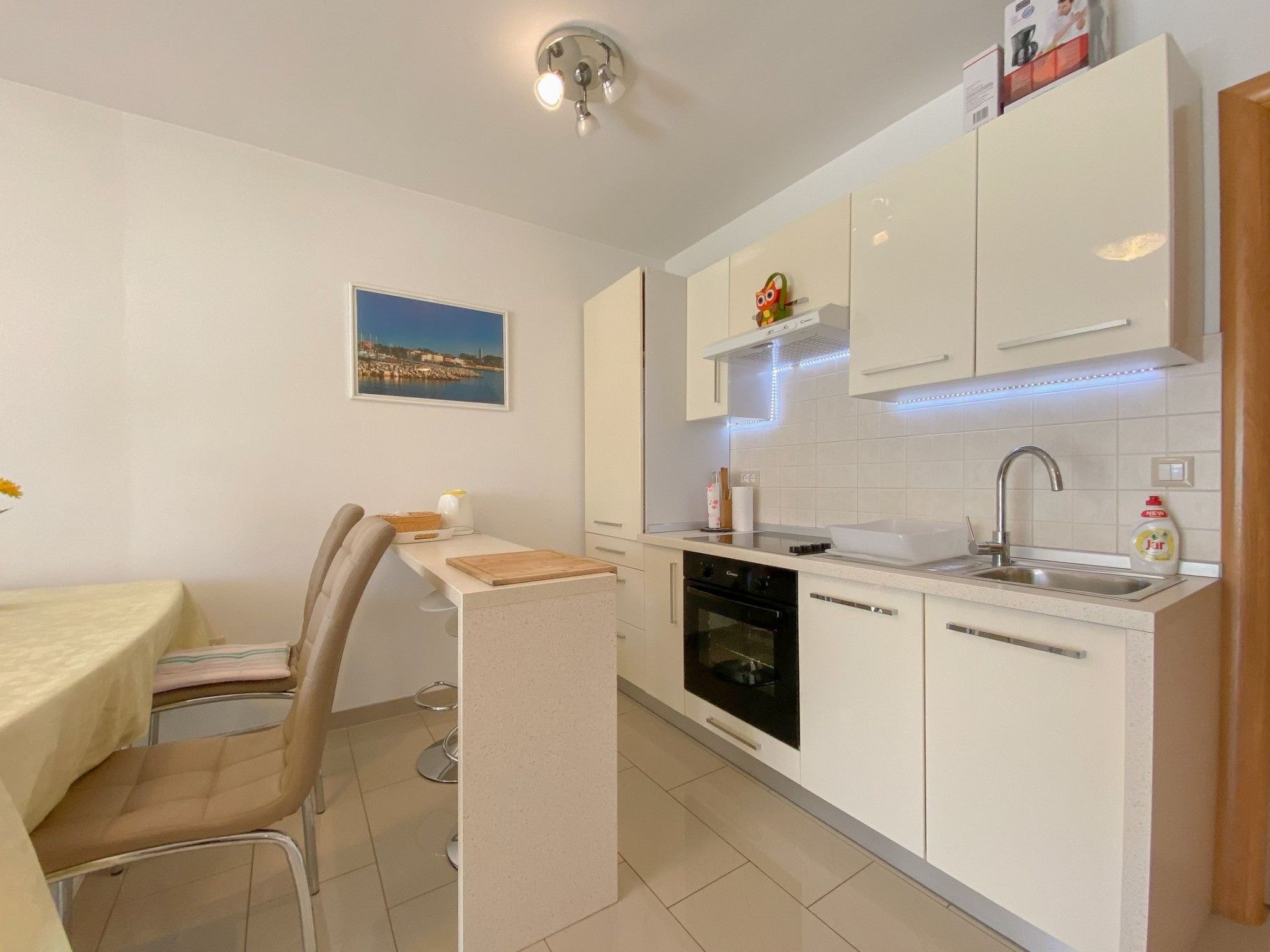 Für 6 Personen ca. 55 m&sup2; in Novigrad, Adriaküste Kroatien (Westküste von I-Binnen