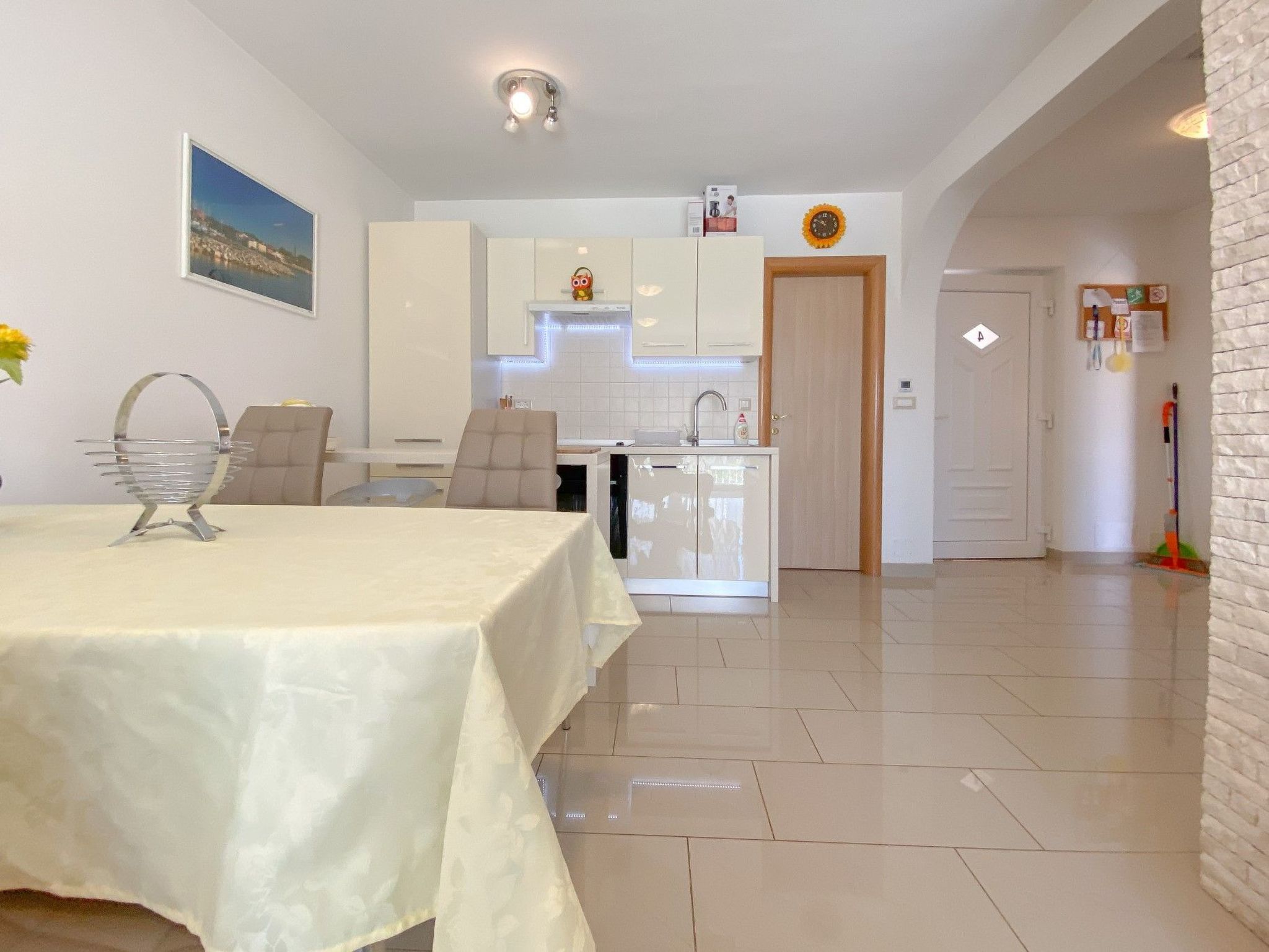 Für 6 Personen ca. 55 m&sup2; in Novigrad, Adriaküste Kroatien (Westküste von I-Binnen