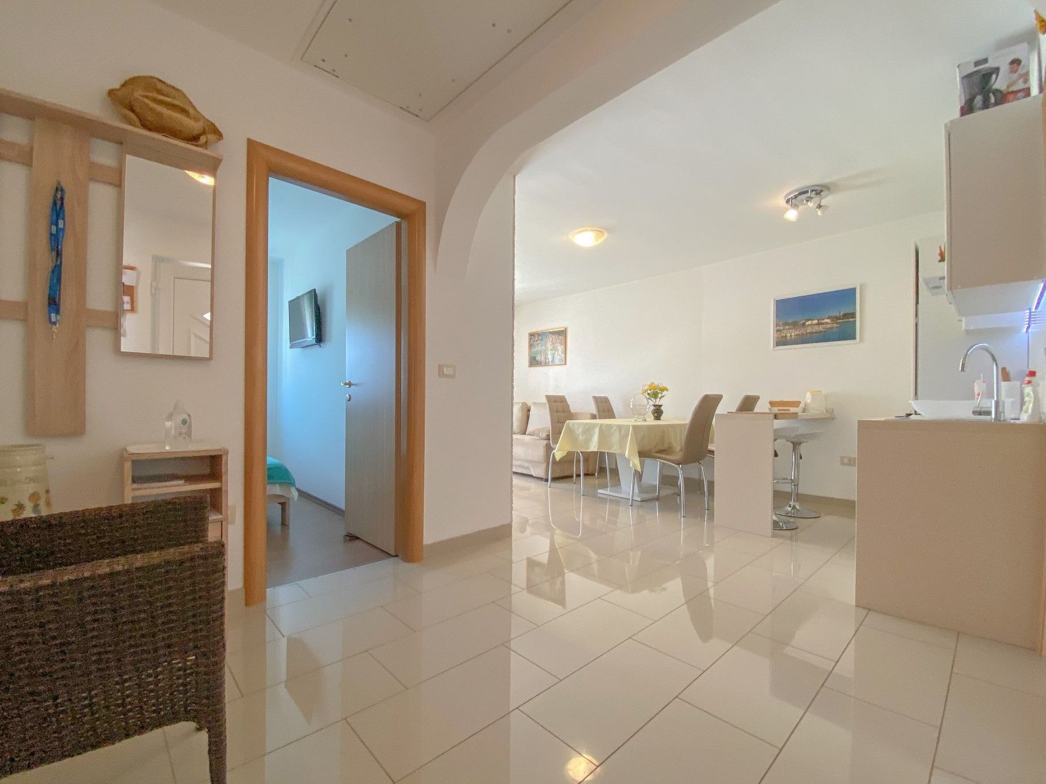 Für 6 Personen ca. 55 m&sup2; in Novigrad, Adriaküste Kroatien (Westküste von I-Binnen