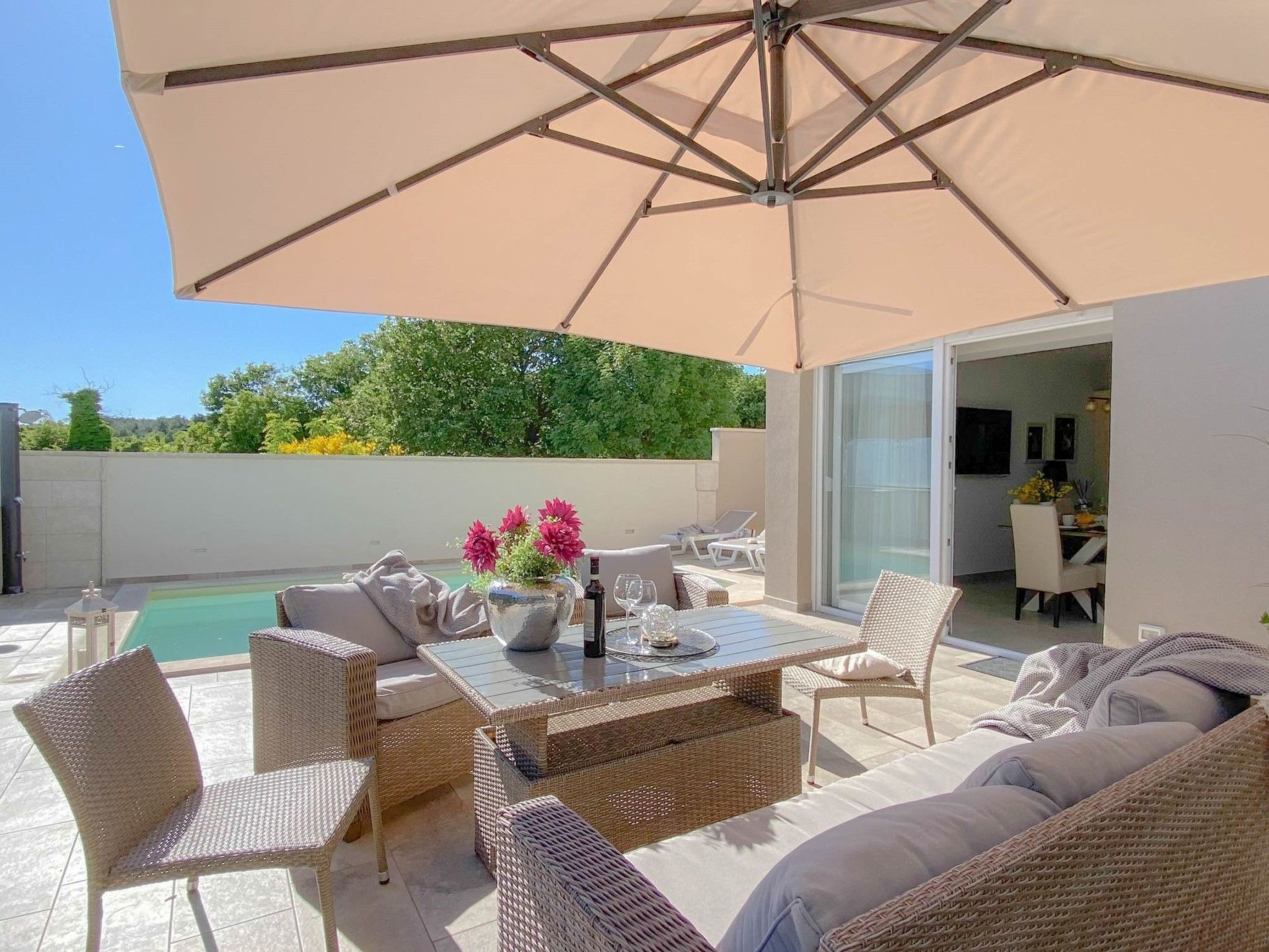 Mit Privatpool für 6 Personen ca. 105 m&sup2; in Bužinija, Adriaküste Kroatien