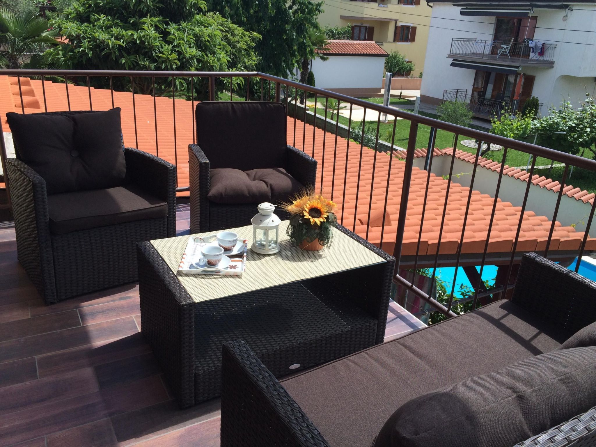 Appartement mit zwei Terrassen mit Meerblick-Binnen