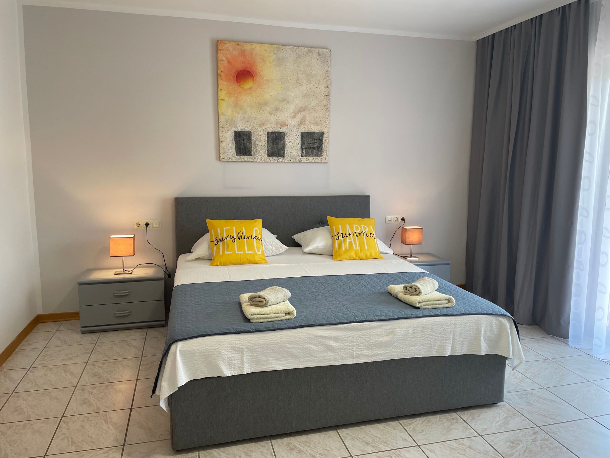 Appartement mit zwei Terrassen mit Meerblick-Binnen