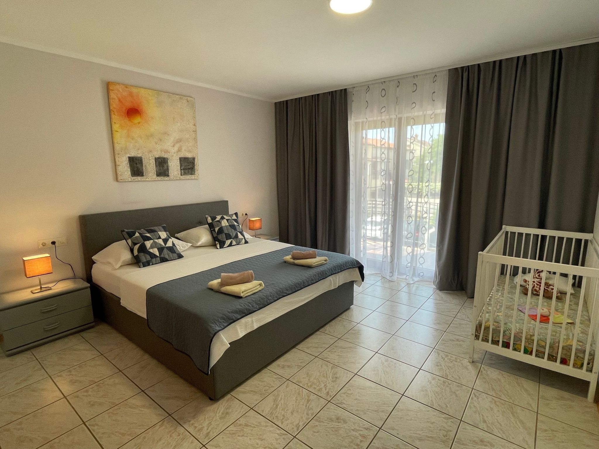 Appartement mit zwei Terrassen mit Meerblick-Binnen