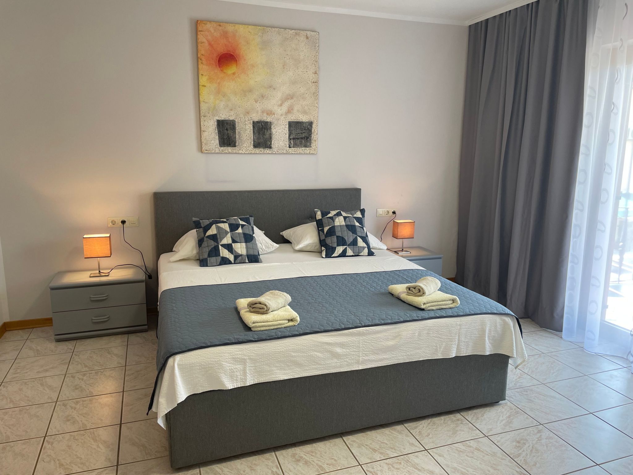 Appartement mit zwei Terrassen mit Meerblick-Binnen